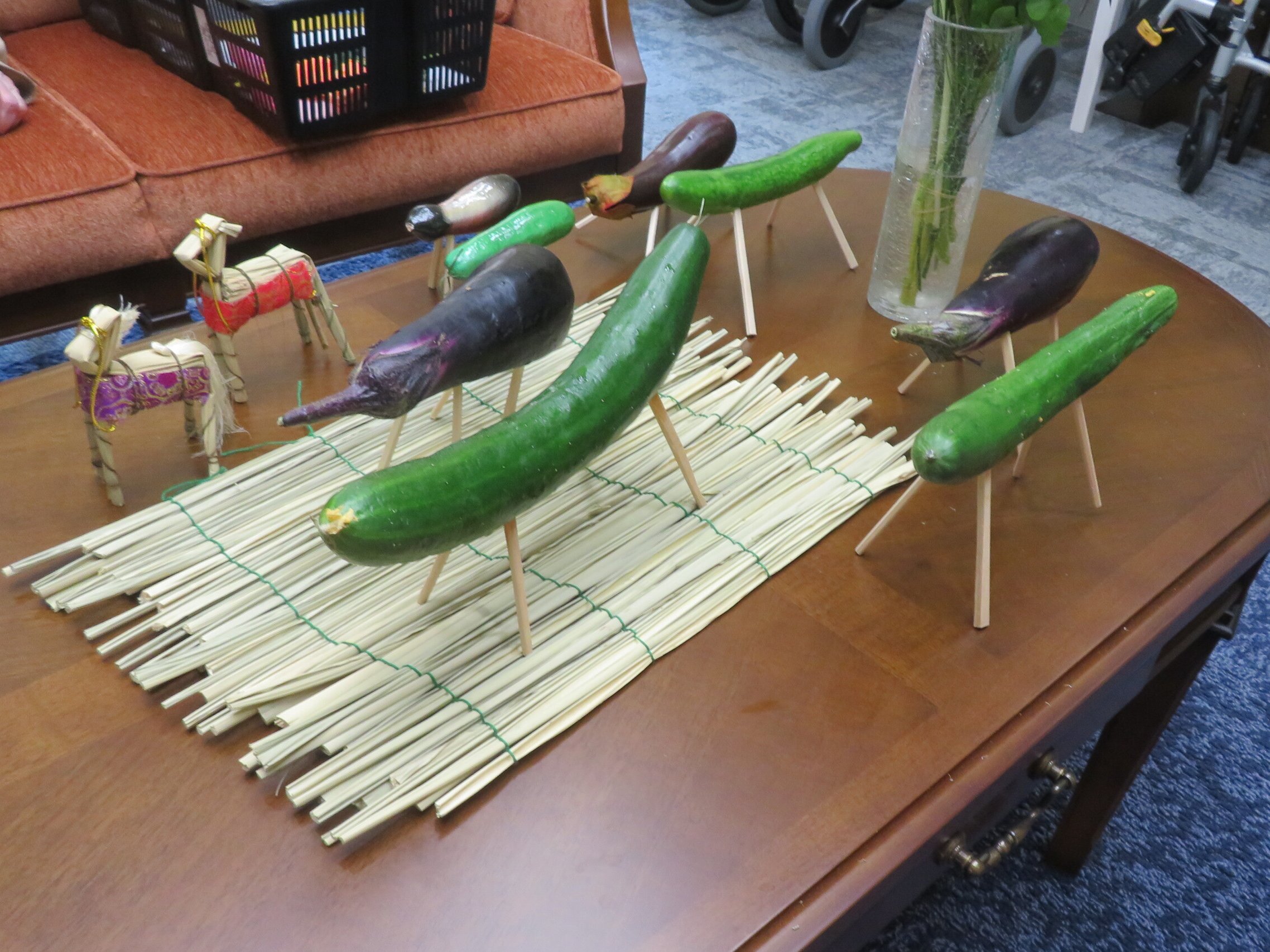 迎え火・送り火-1　ニチイホーム三鷹Ⅱ番館