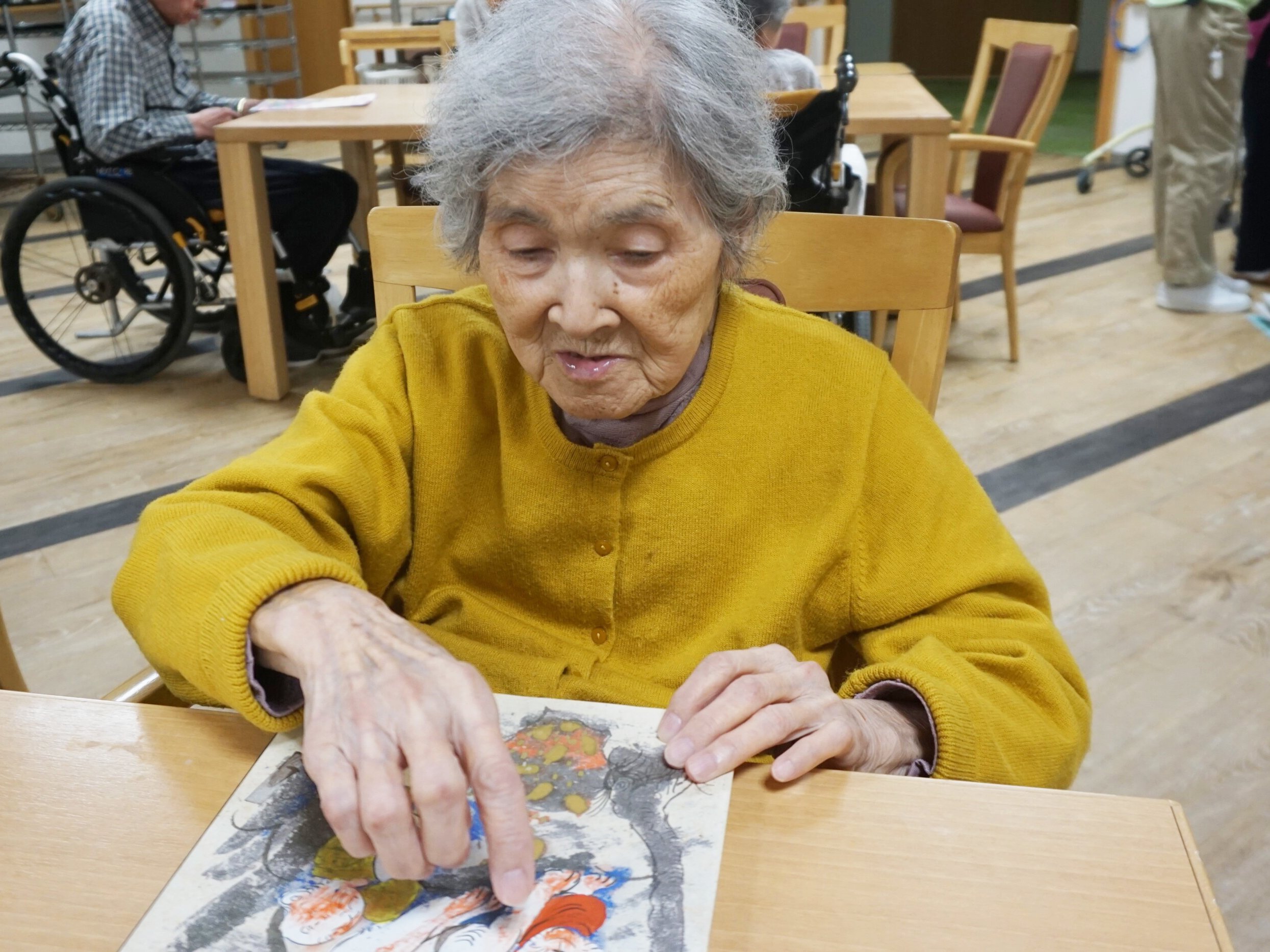 絵本の朗読会-4　ニチイホーム練馬高野台