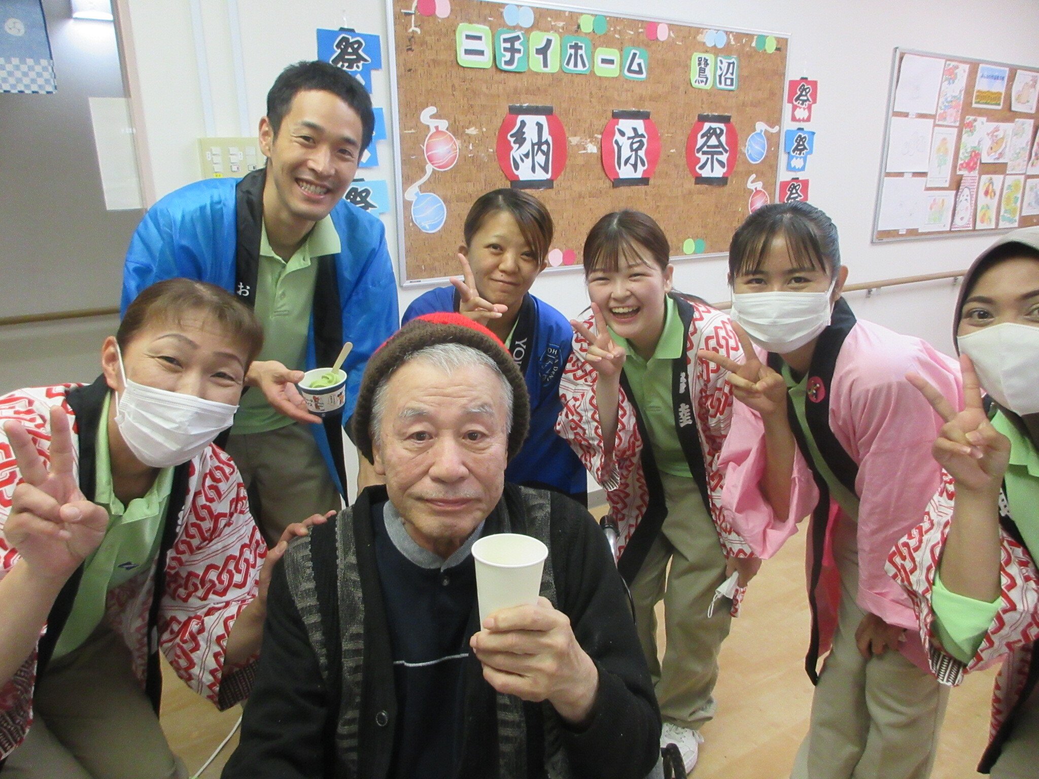 納涼祭-1　ニチイホーム鷺沼