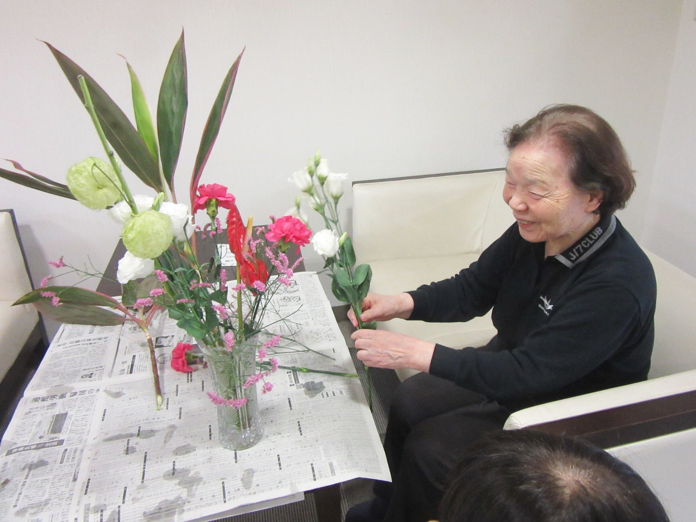 生け花-2　ニチイホーム杉並堀ノ内