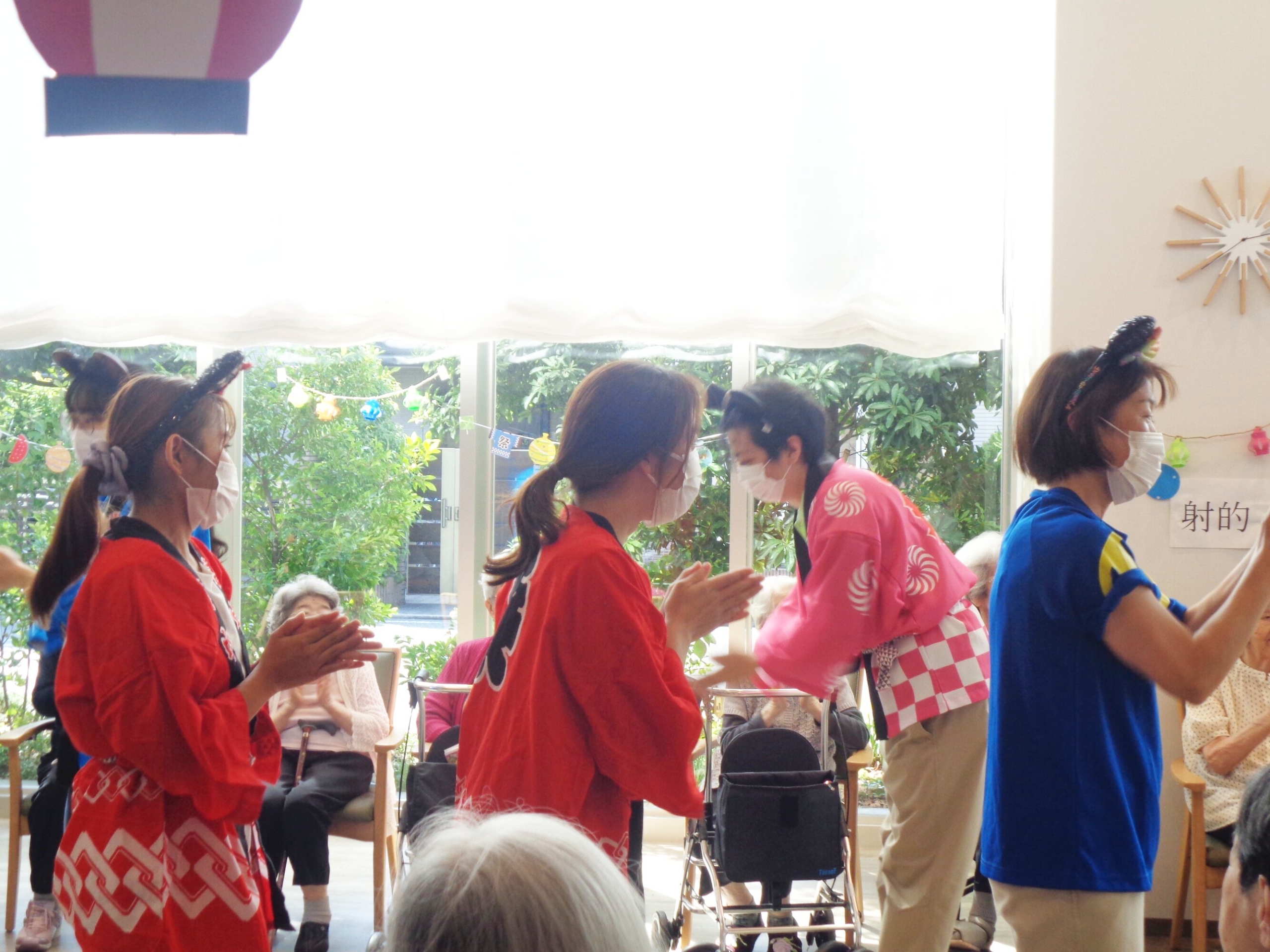 納涼祭～食べ物・盆踊り編～-5　ニチイホーム杉並松庵