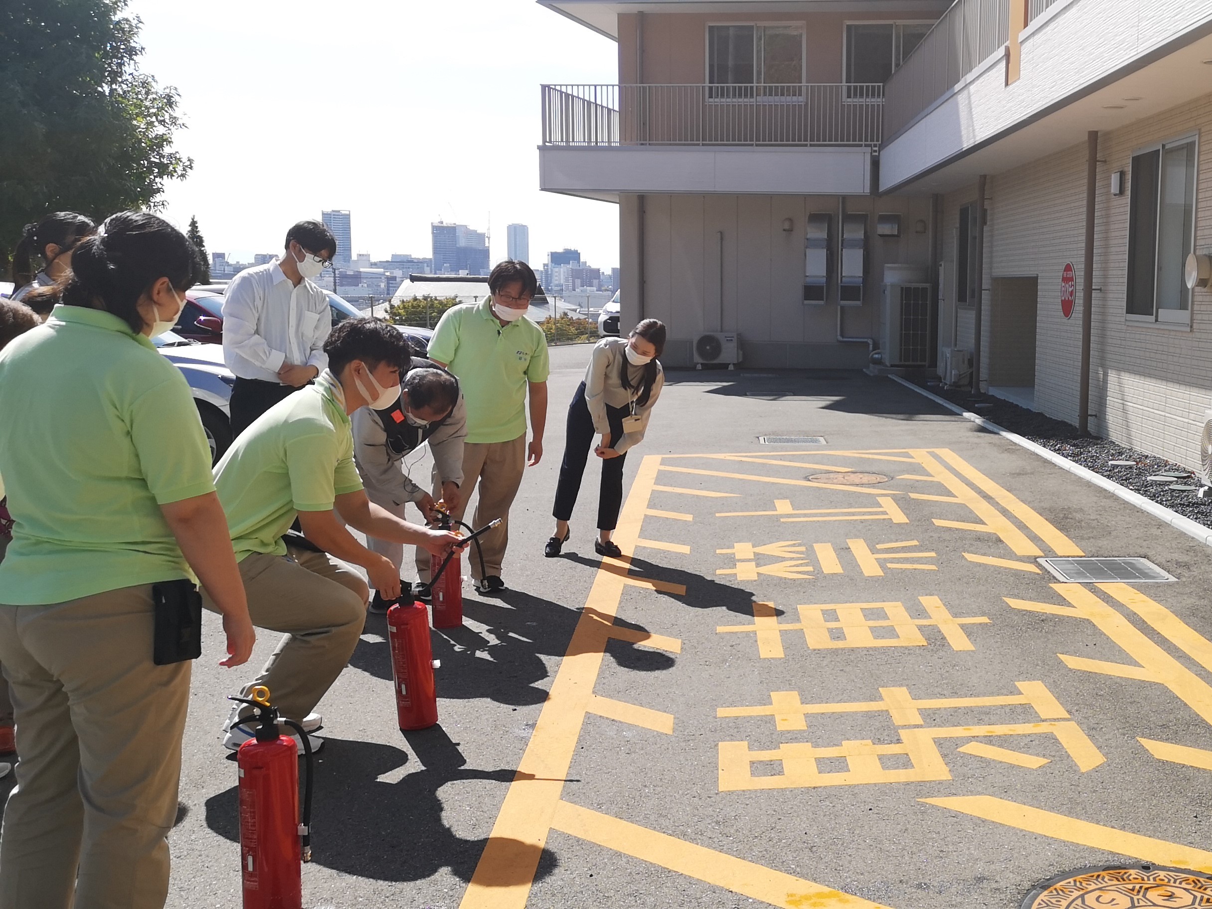 ニチイメゾン箕面白島20251008防災訓練3
