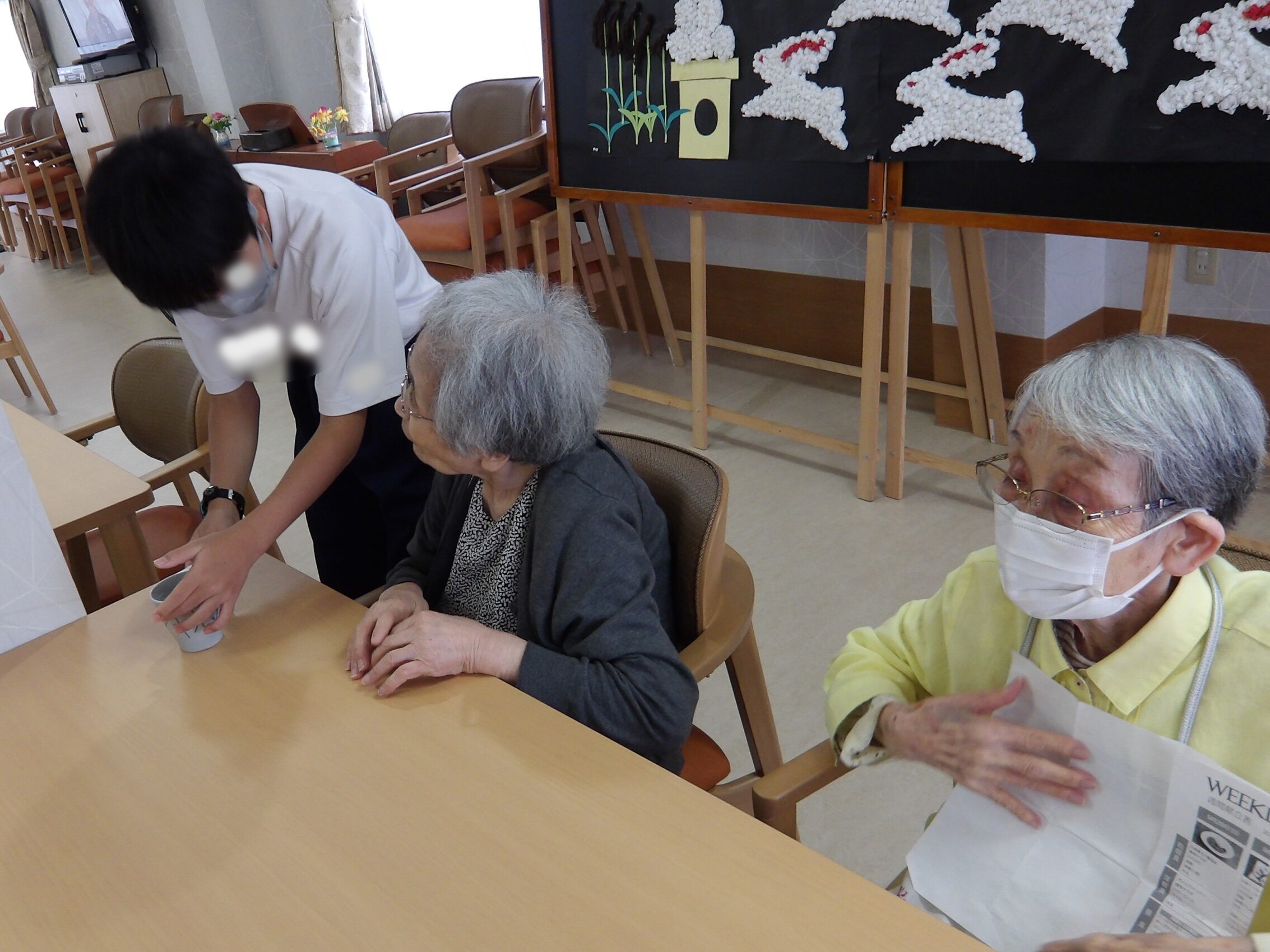 中学生職場体験-2　ニチイホーム東府中