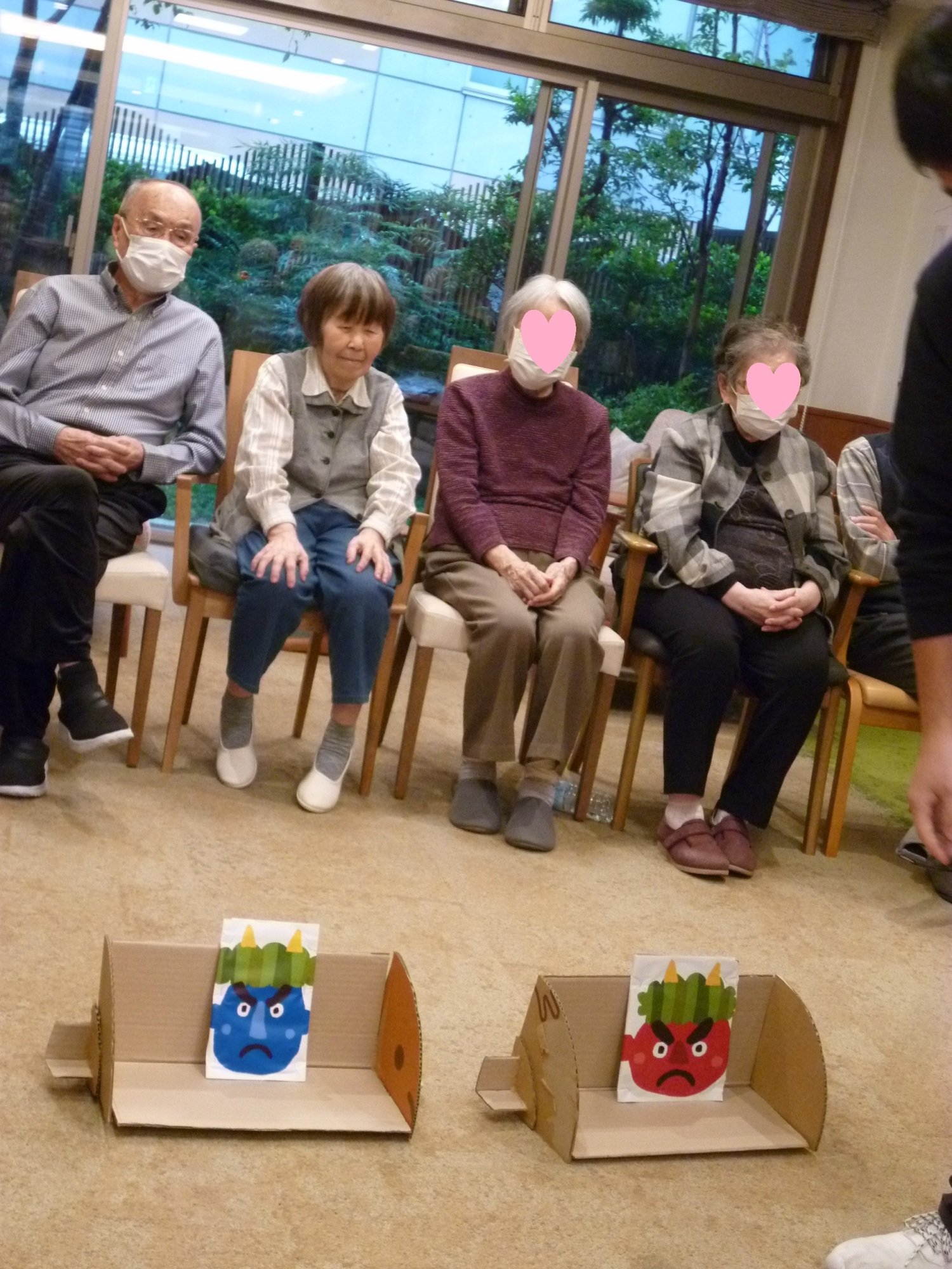 ボッチャで鬼退治!-1 ニチイホーム東船橋