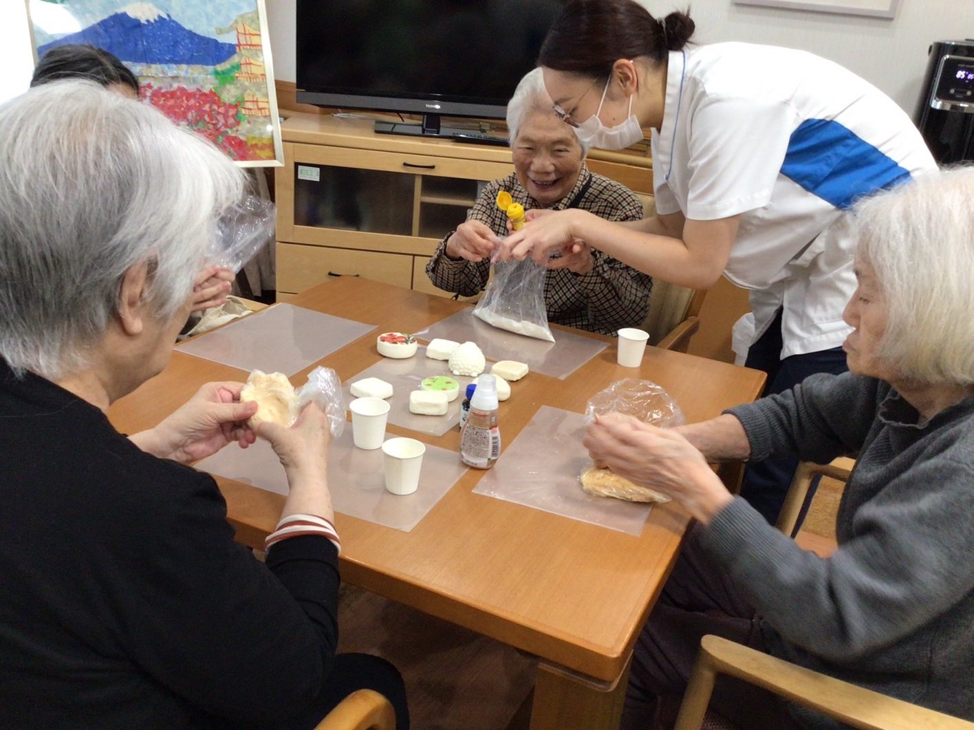 石鹸づくり-5　ニチイホーム板橋徳丸
