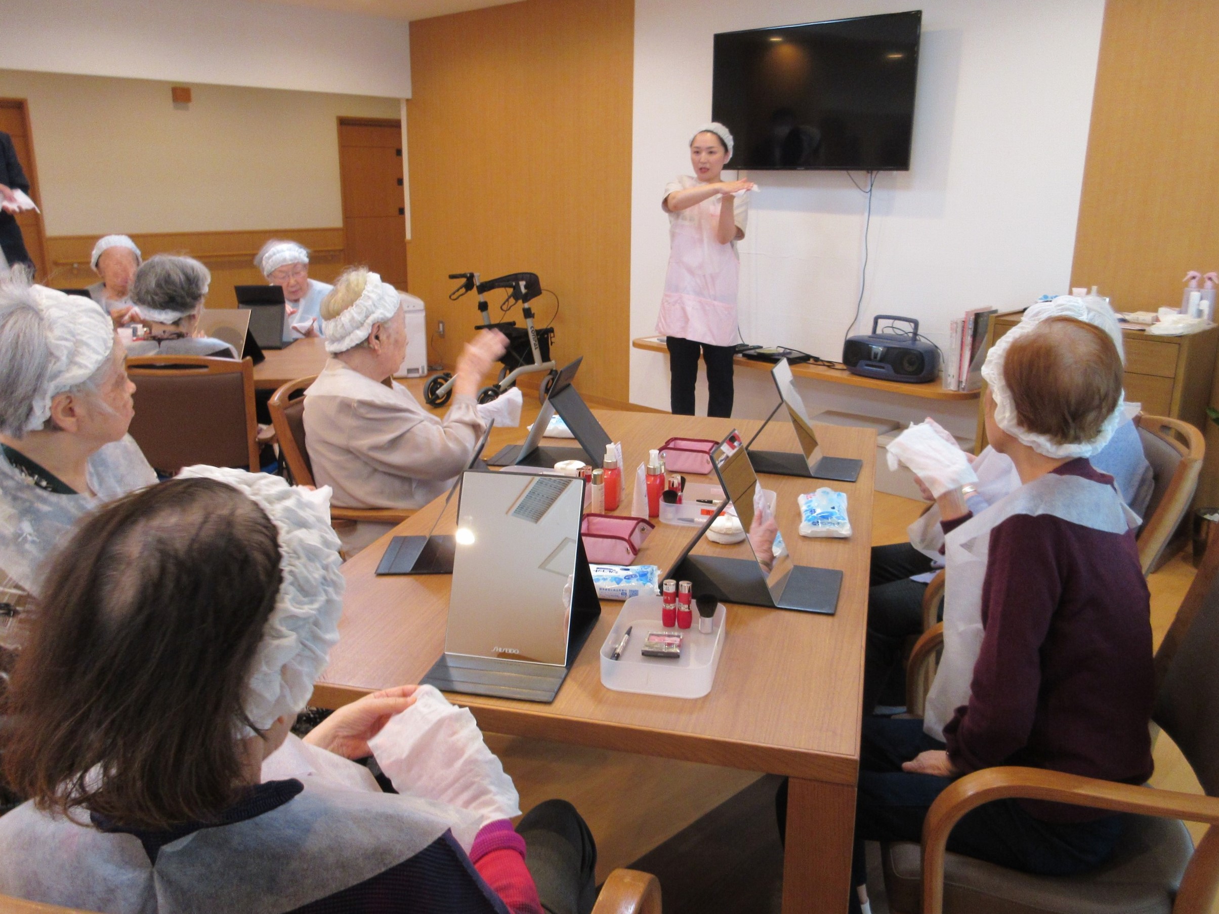 資生堂ビューティーセミナー-1 ニチイホーム目白