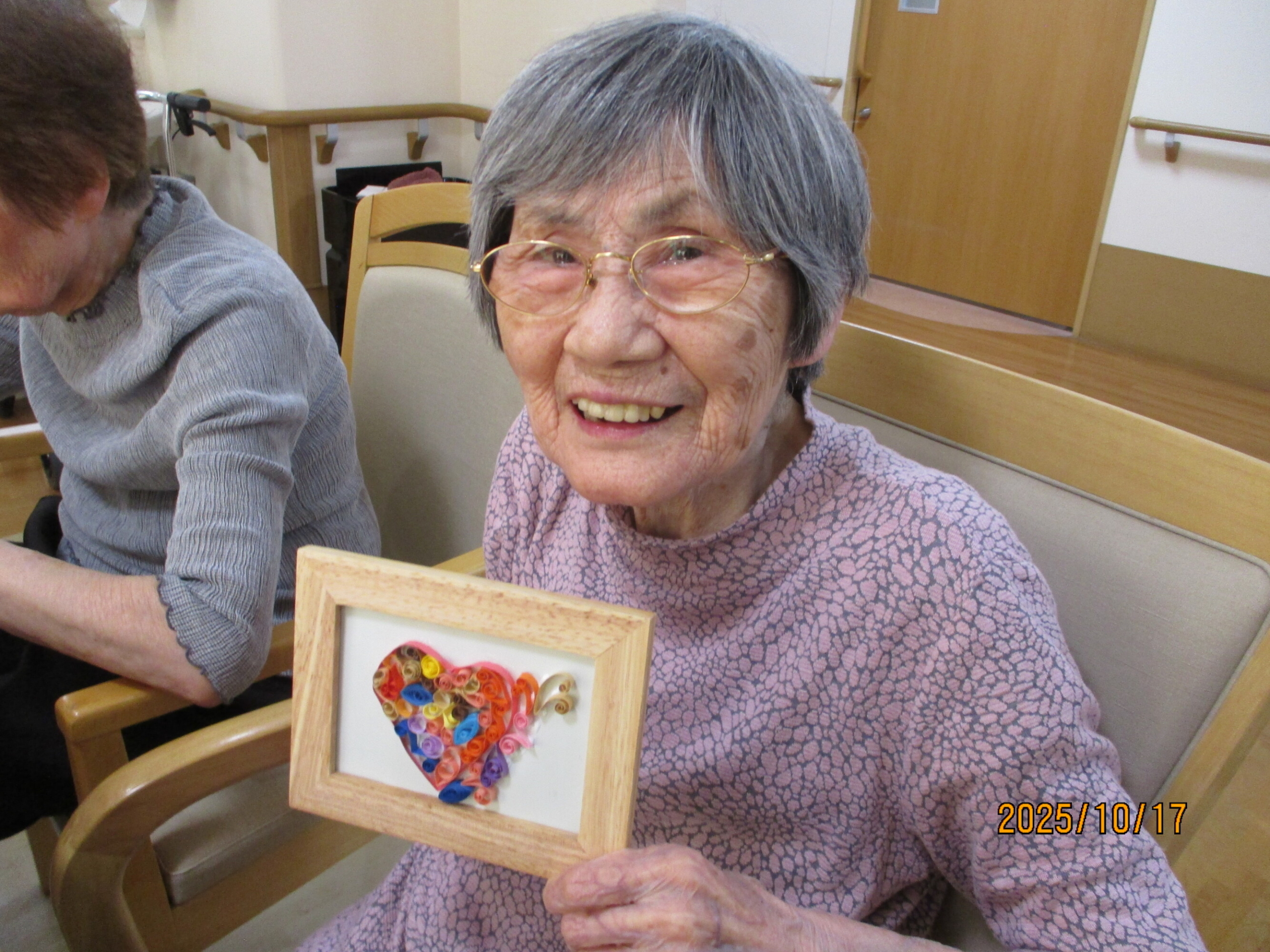 工作サークル(ペーパークイリング)-2 ニチイホーム西武柳沢