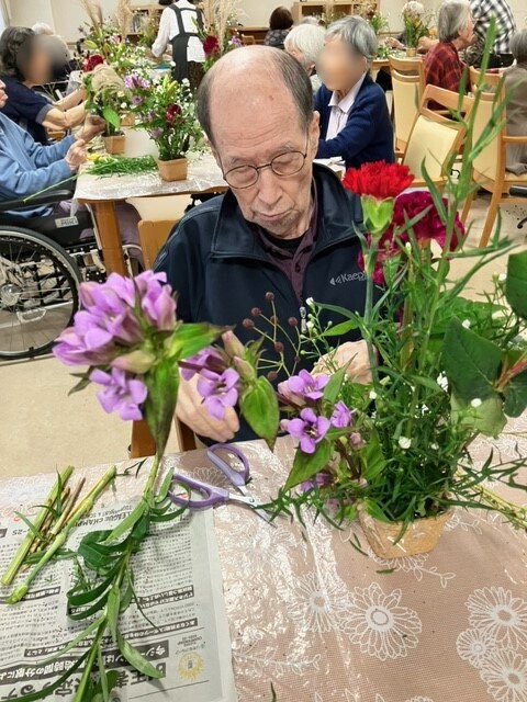 フラワーアレンジメント-2 ニチイホーム杉並堀ノ内