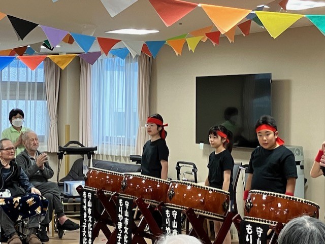 ニチイメゾン瀬田二番館20251025太鼓鑑賞2