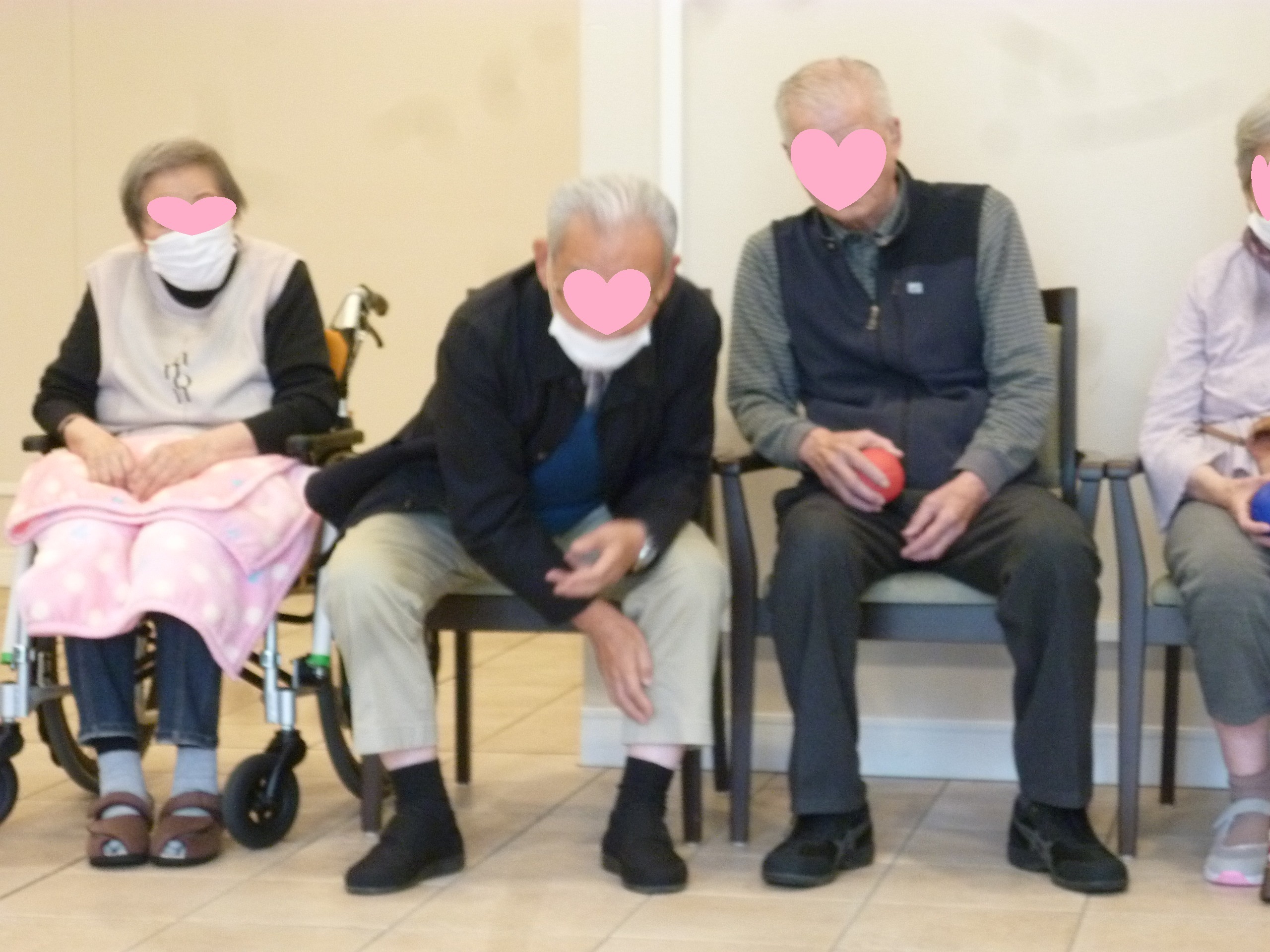 ボッチャで交流会-1 ニチイホーム東船橋