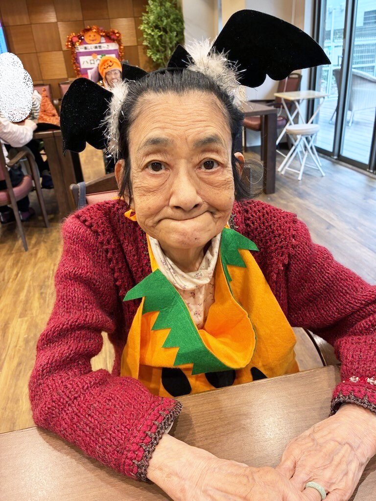 ハロウィン(可愛い訪問者)-4 ニチイホーム碑文谷