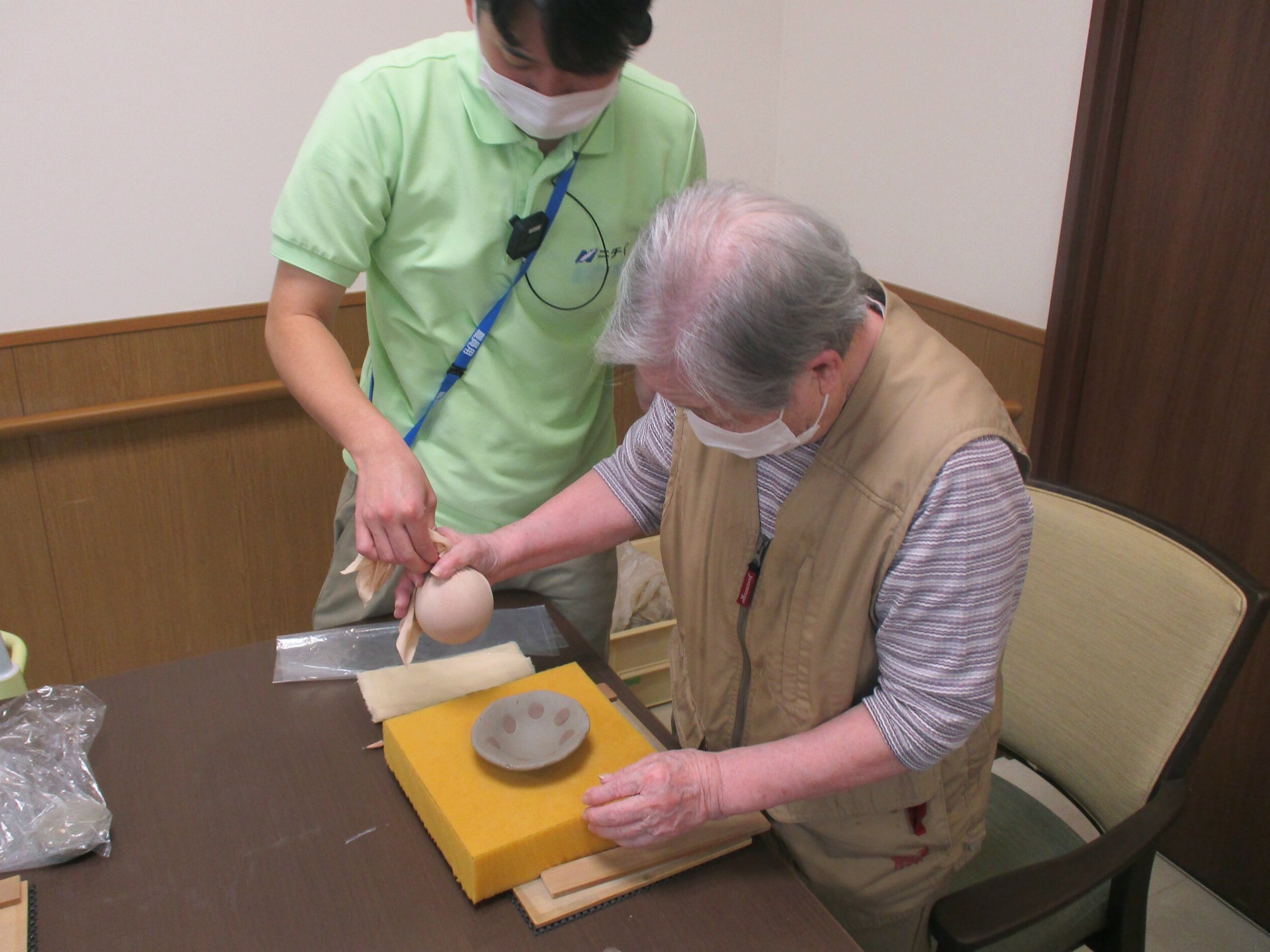 陶芸教室-2 ニチイホーム柏の葉