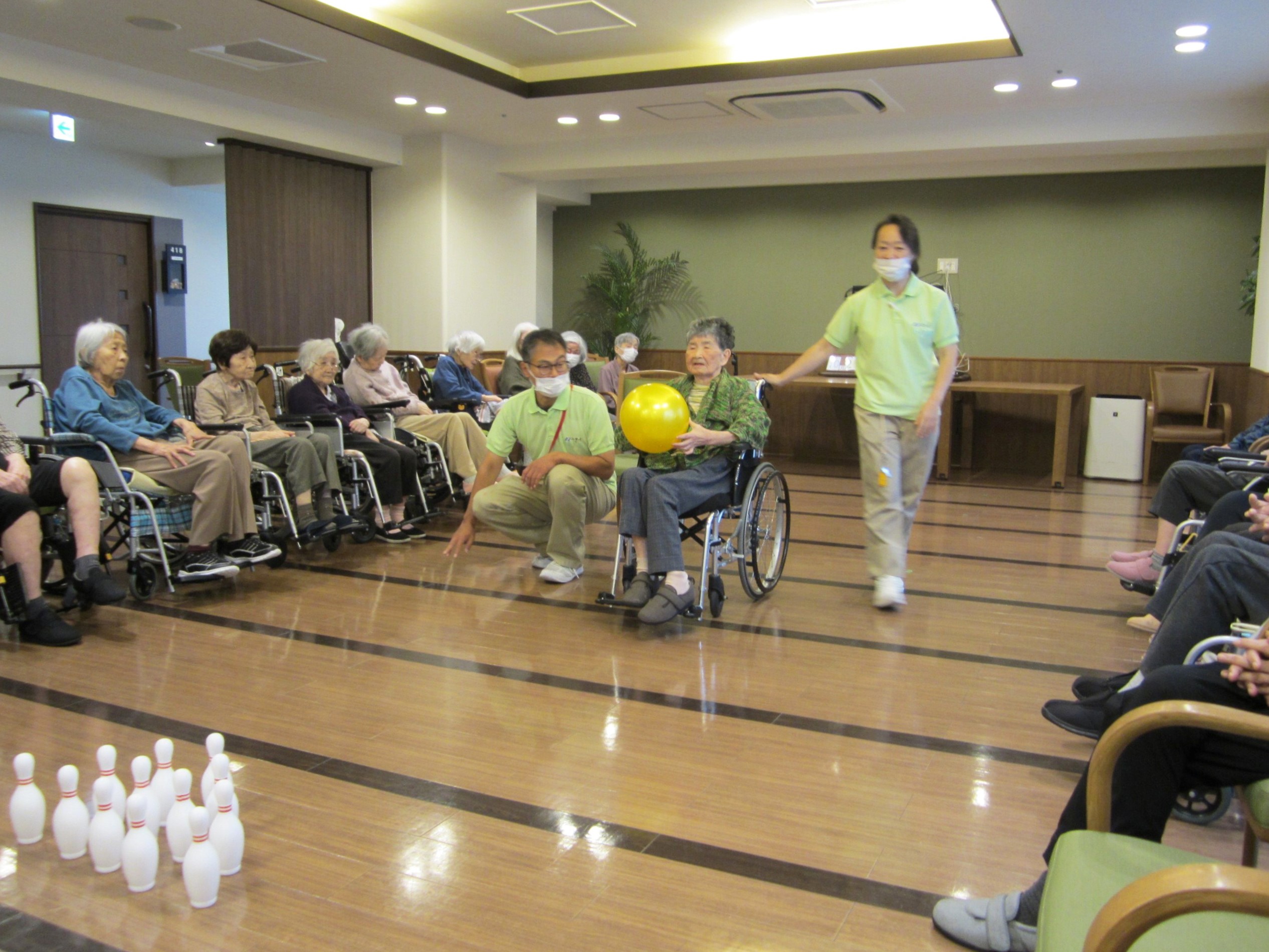 秋の運動会ー1 ニチイホーム川口