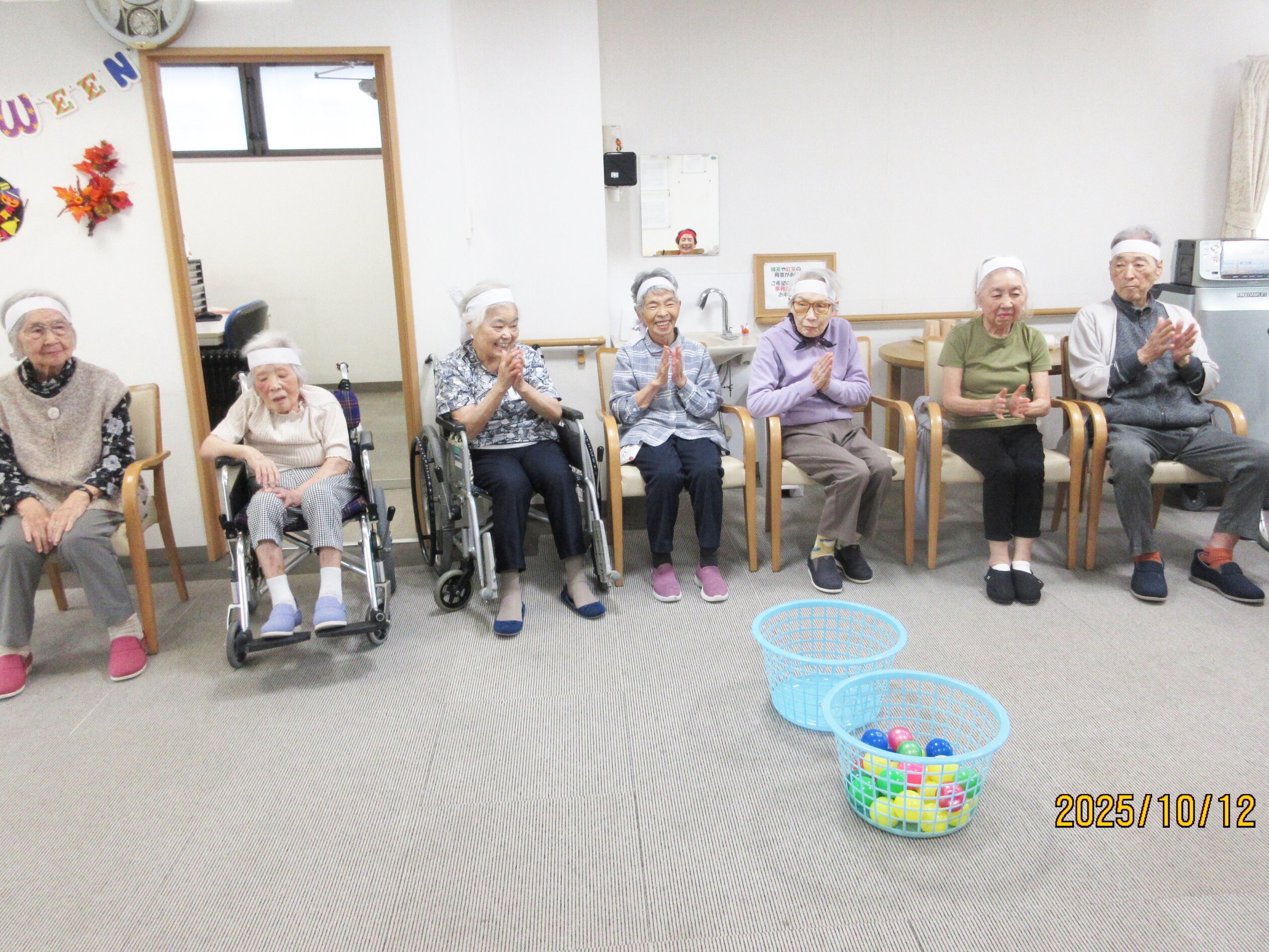 スポーツの秋ー２　ニチイホーム栗平