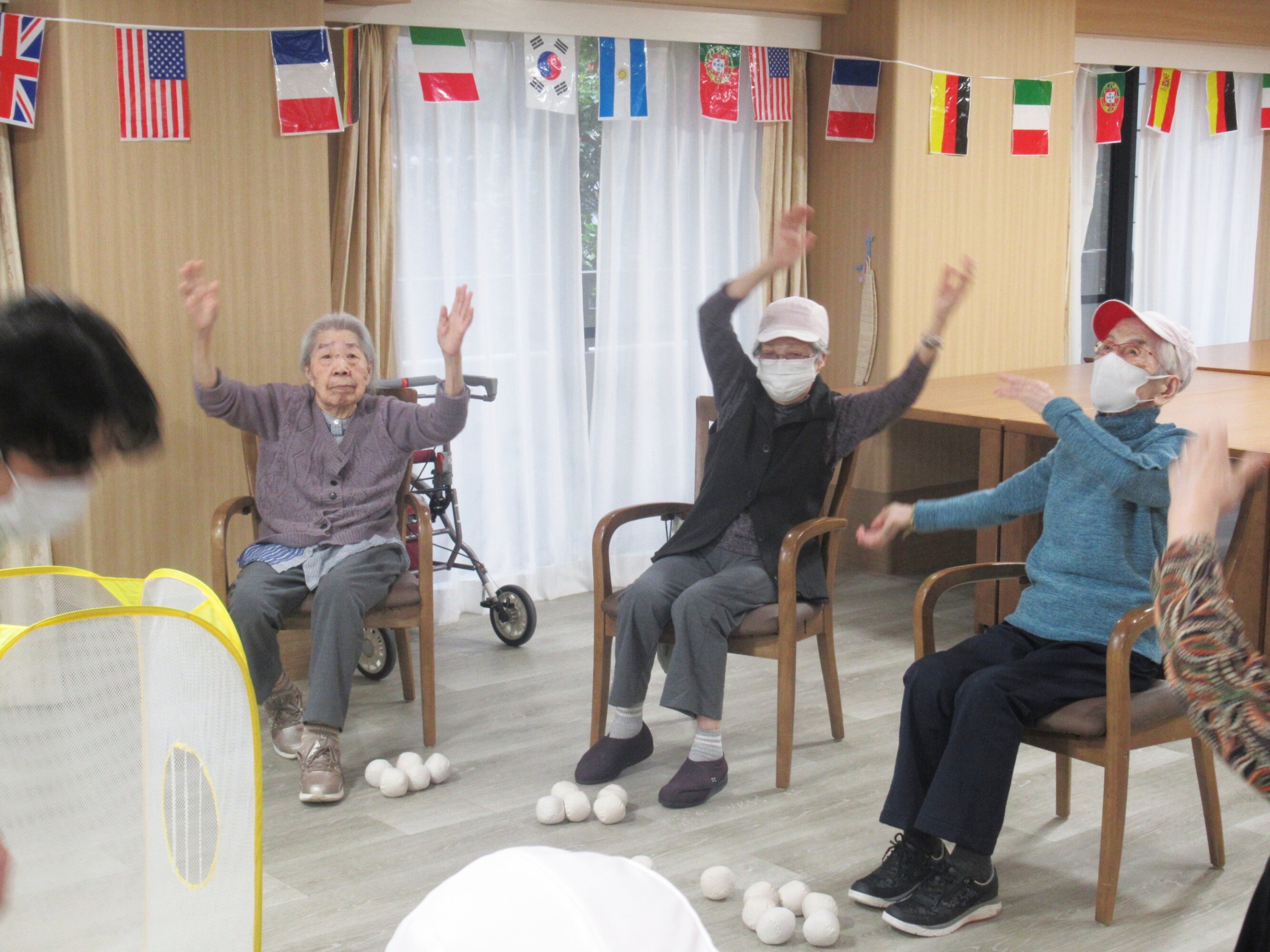 秋の運動会-2 ニチイホーム中野南台