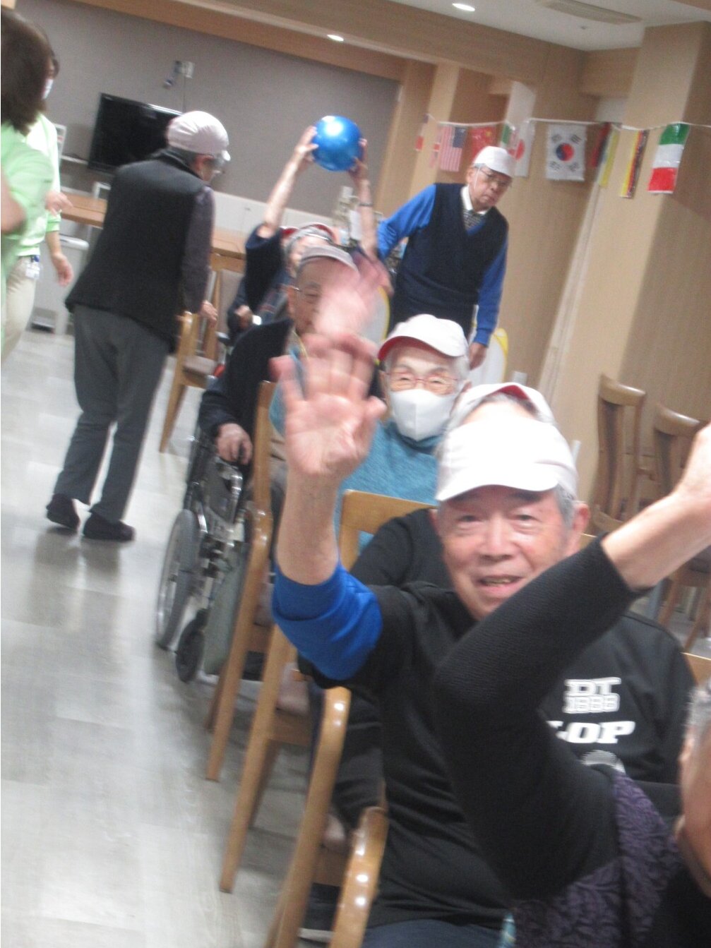 秋の運動会-3 ニチイホーム中野南台