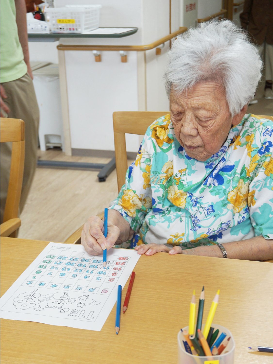 カレンダー作り-1 ニチイホーム練馬高野台