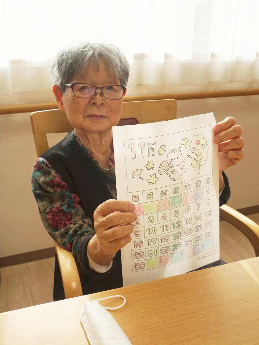 カレンダー作り-5 ニチイホーム練馬高野台