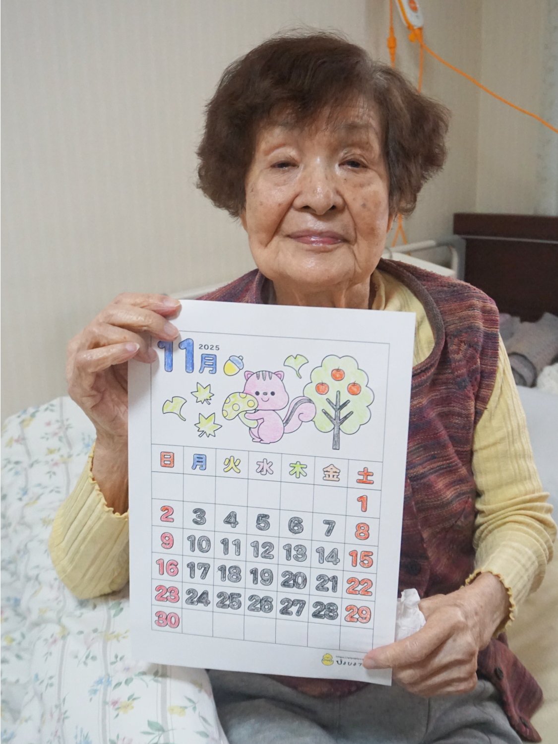 カレンダー作り-5 ニチイホーム練馬高野台