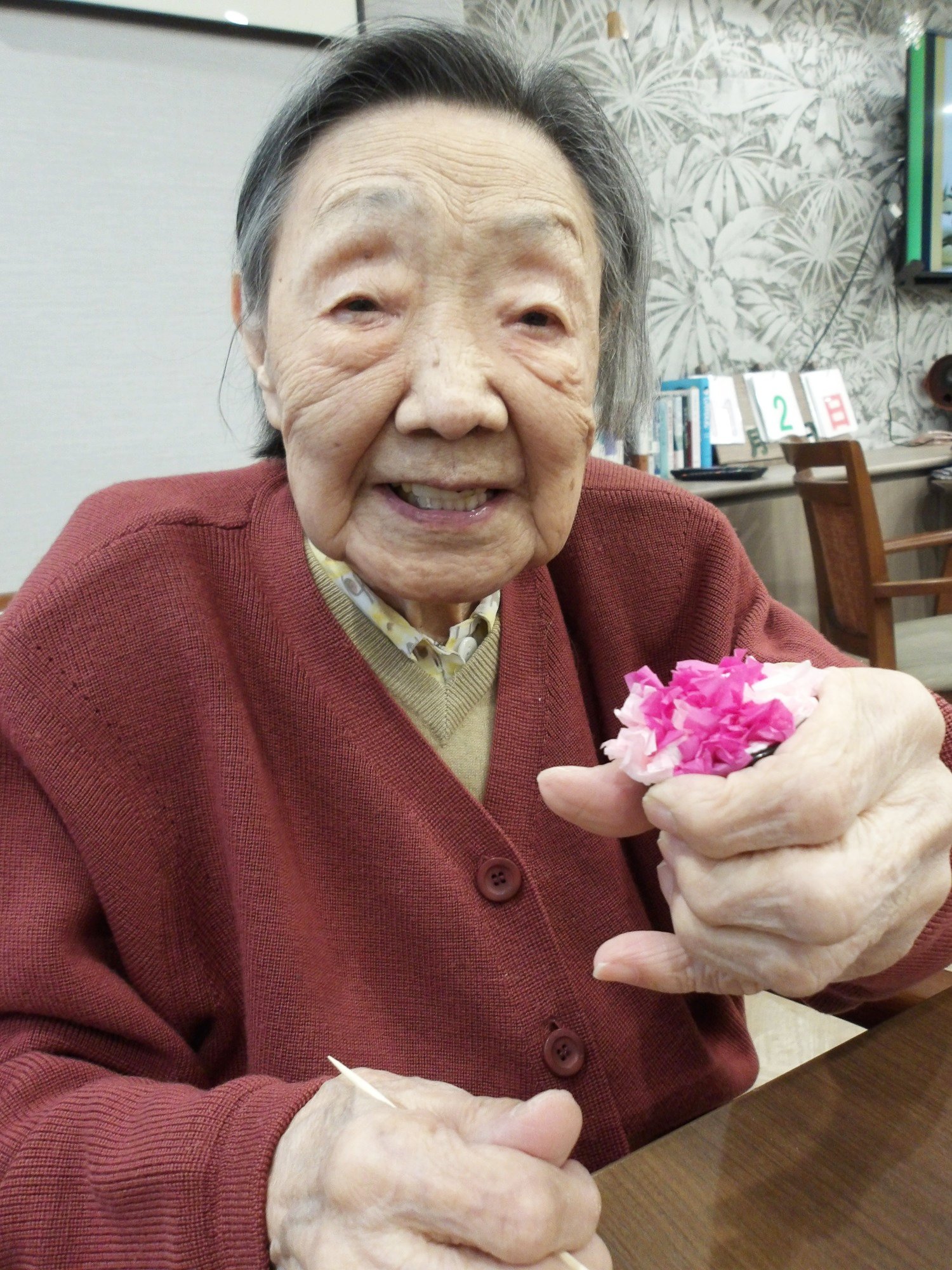 かわいいお花作り-4　ニチイホーム野方