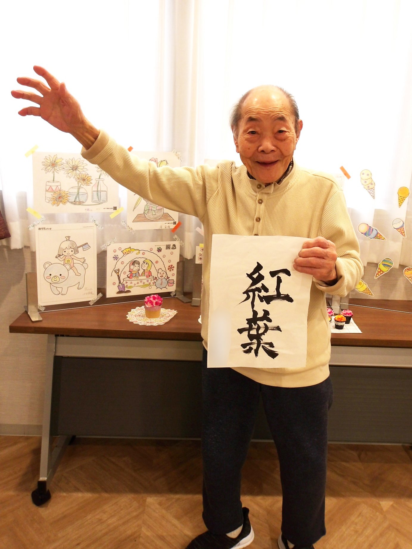 芸術の秋、作品展-4　ニチイホーム野方