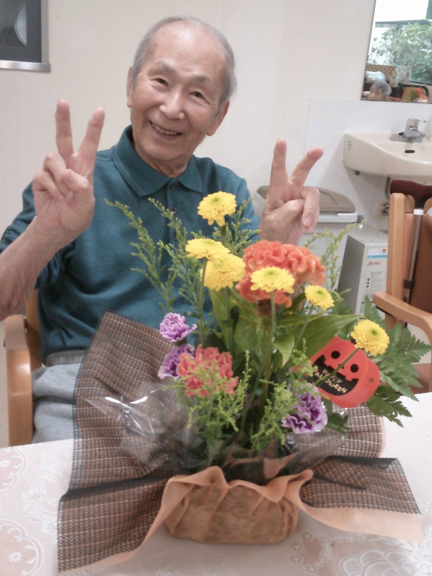 フラワーアレンジメント-1 ニチイホーム高幡不動