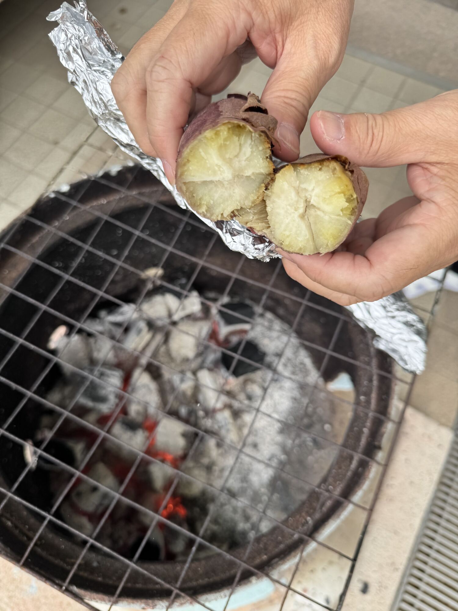 焼き芋-3 ニチイホームたまプラーザ