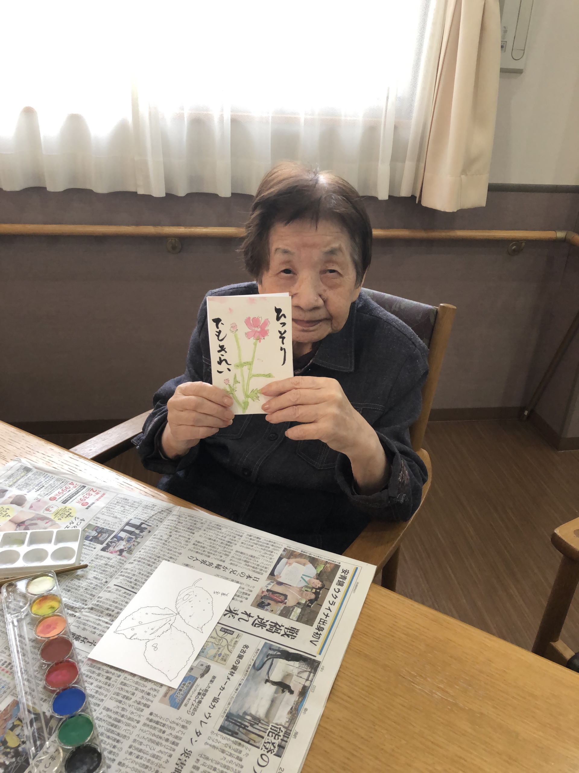 ニチイメゾン岐阜六条20251127絵手紙３