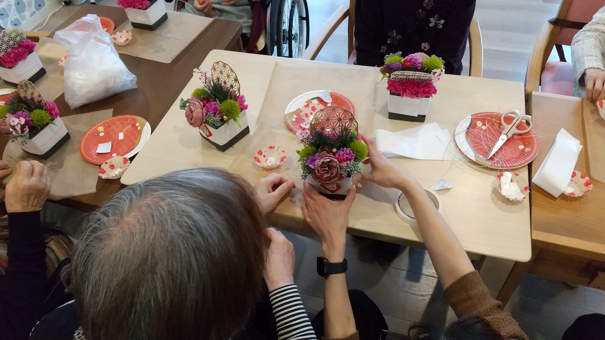 ニチイメゾン川西畦野20251216正月飾り1