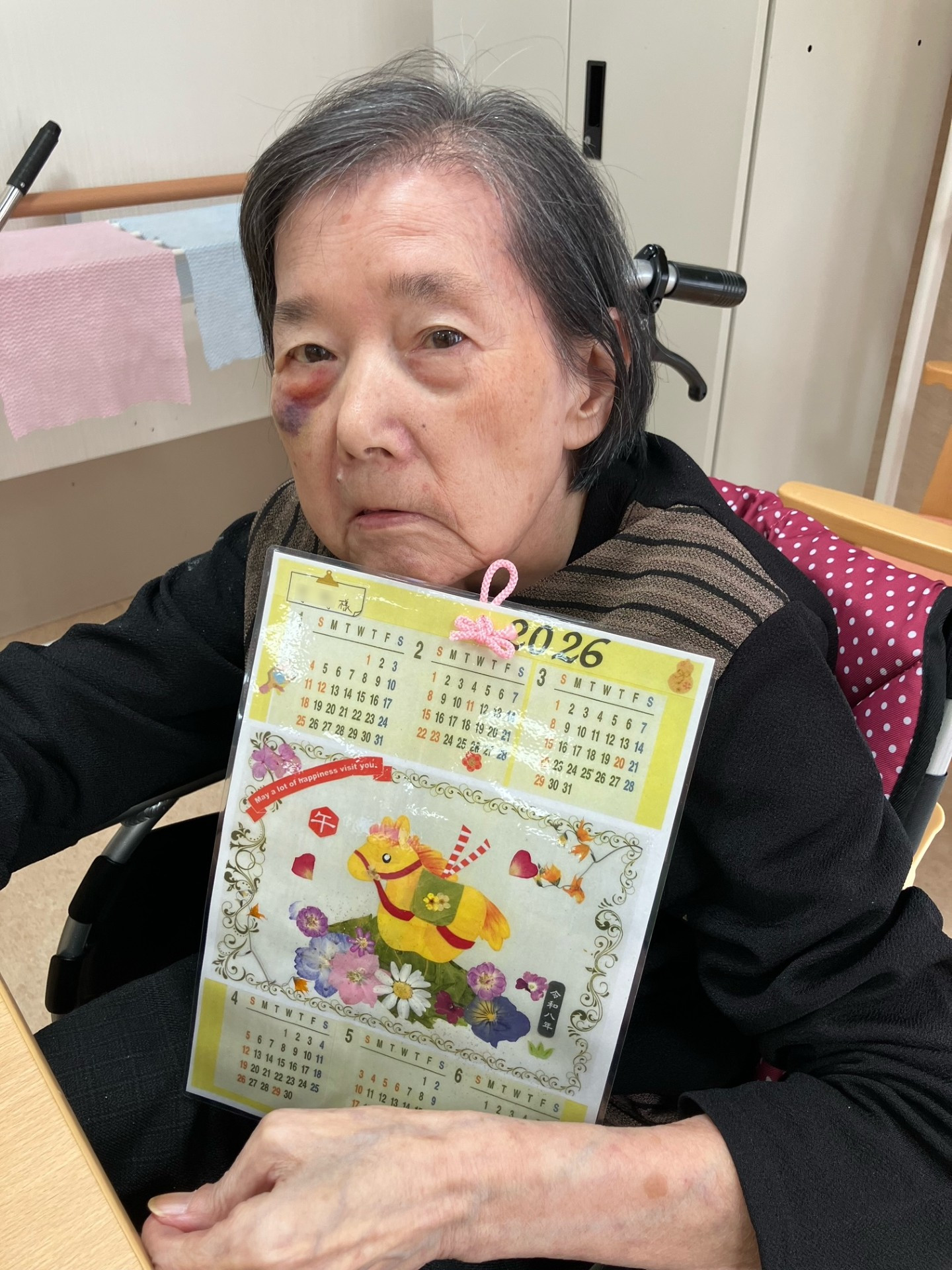 ニチイメゾン栗東20251218カレンダーづくり１