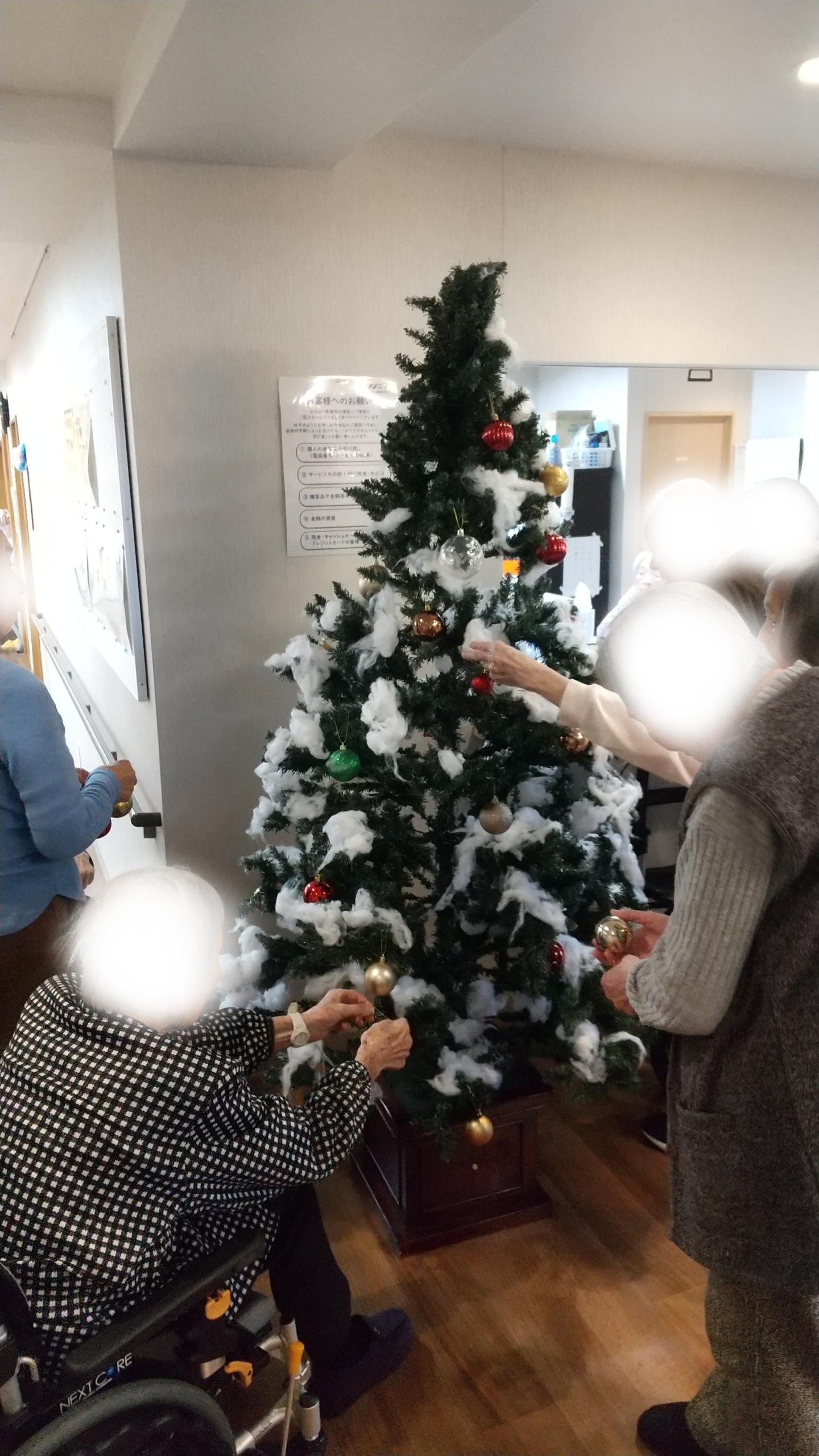 ニチイメゾン20251201千里園クリスマス飾り2