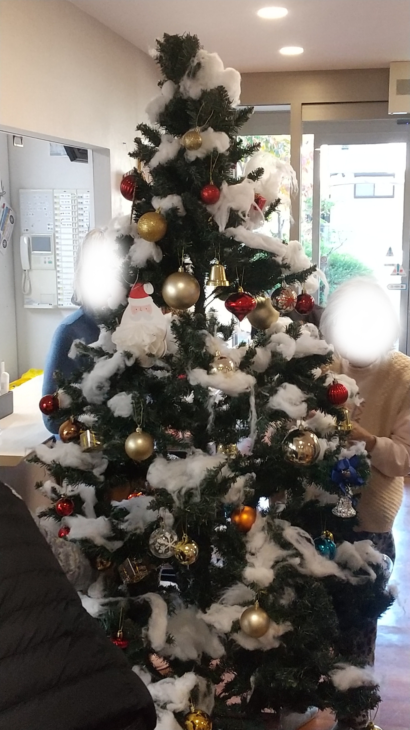 ニチイメゾン20251201千里園クリスマス飾り3