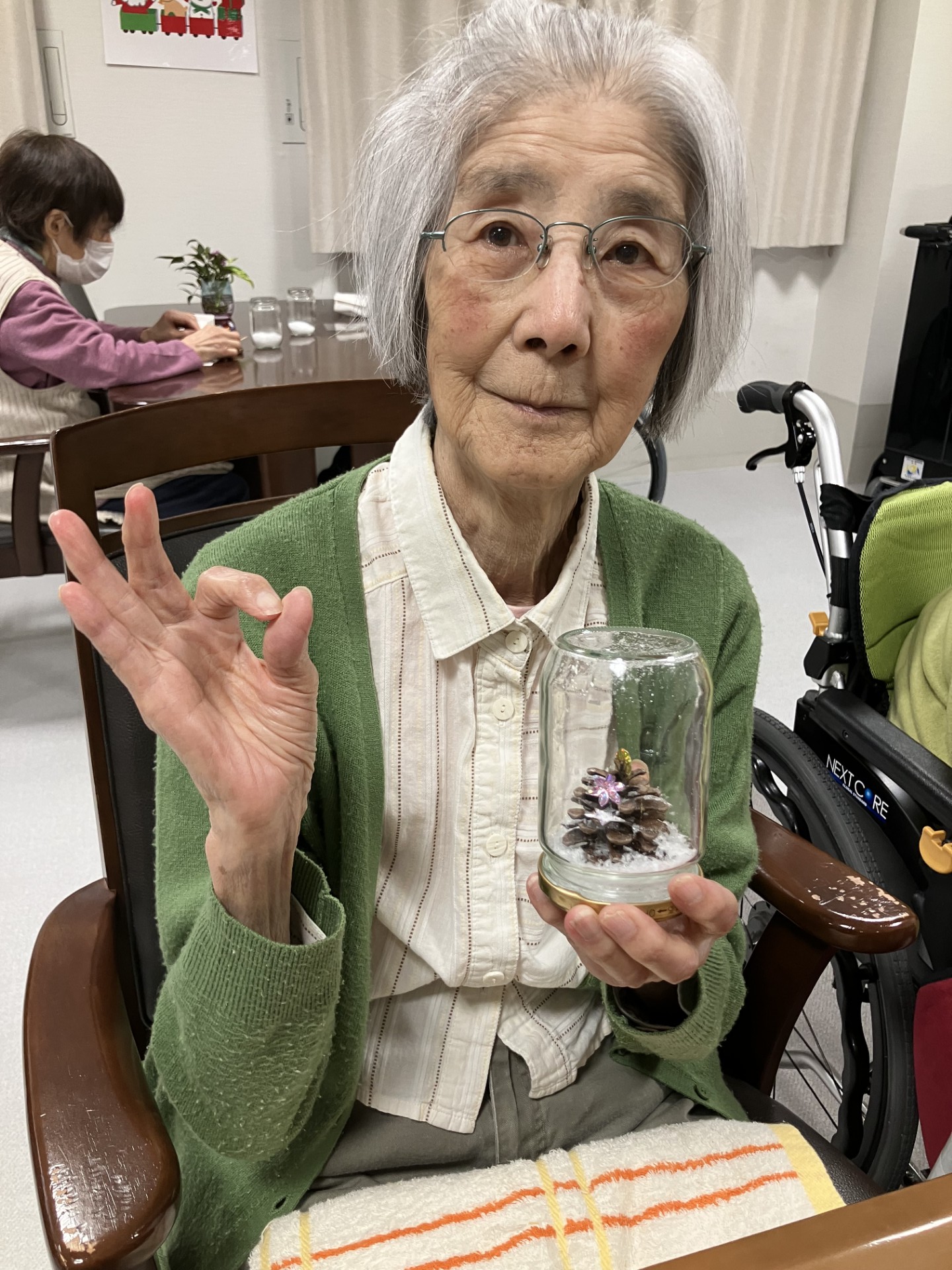 ニチイメゾン瀬田20251214クリスマス飾り３