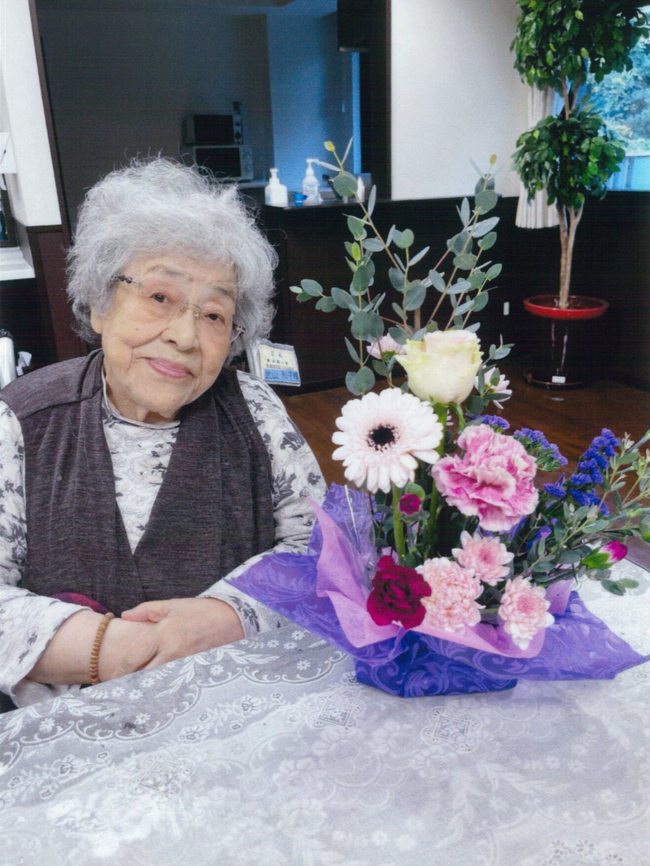 フラワーアレンジメント-2 ニチイホーム江古田の杜