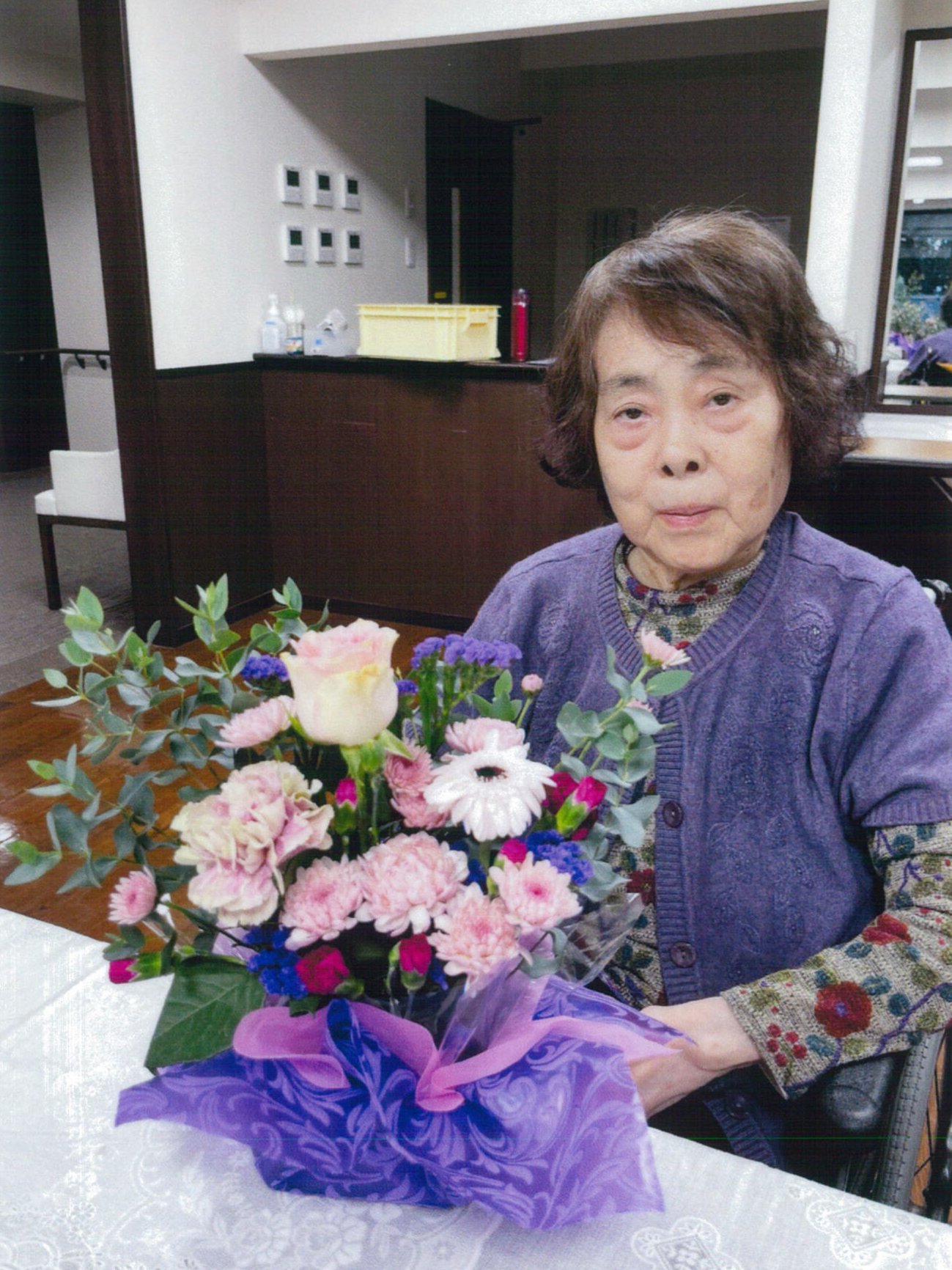 フラワーアレンジメント-4 ニチイホーム江古田の杜