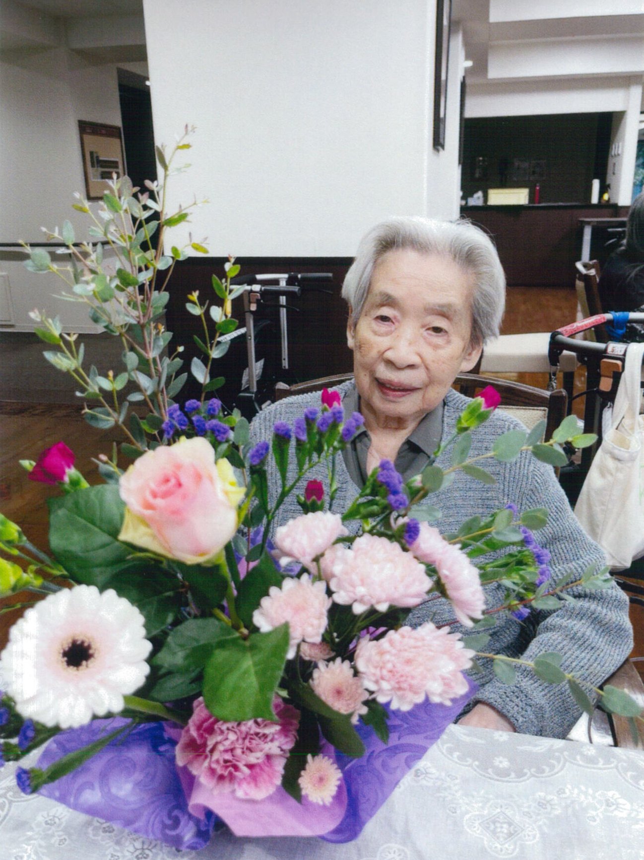 フラワーアレンジメント-5 ニチイホーム江古田の杜