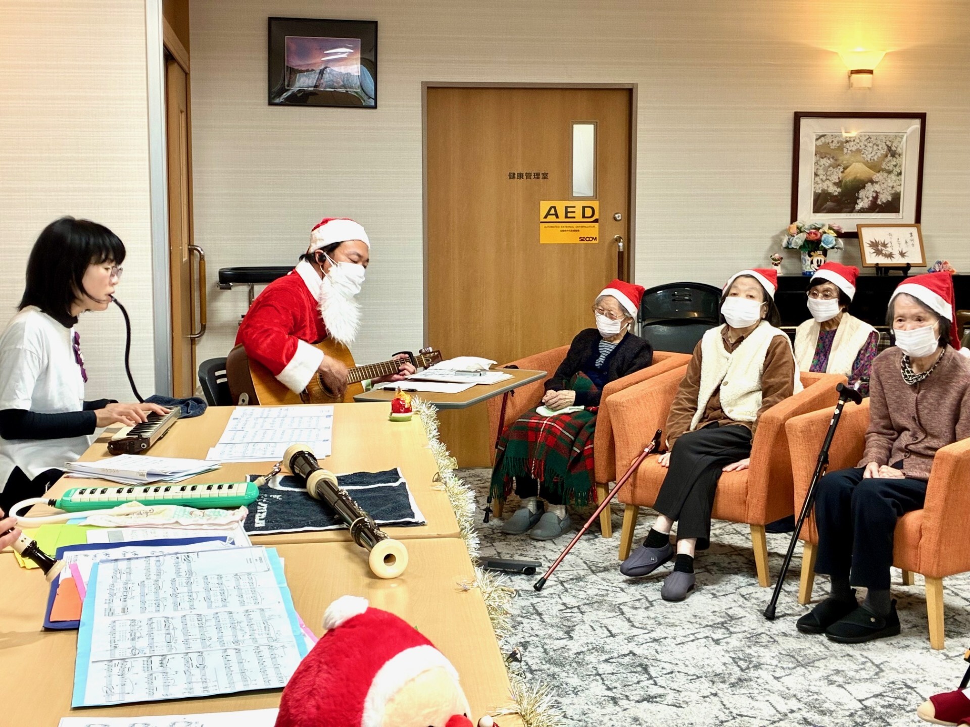 一足早いクリスマス会♪ -3　ニチイホームはるひ野