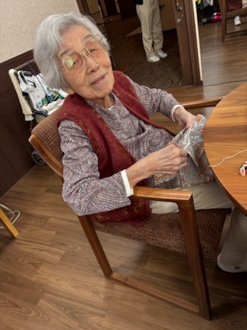 手ぬぐいで、手提げを作ろう!-4 ニチイホーム碑文谷