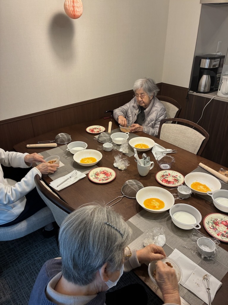 バナナタルトを作ろう!④-1 ニチイホーム碑文谷