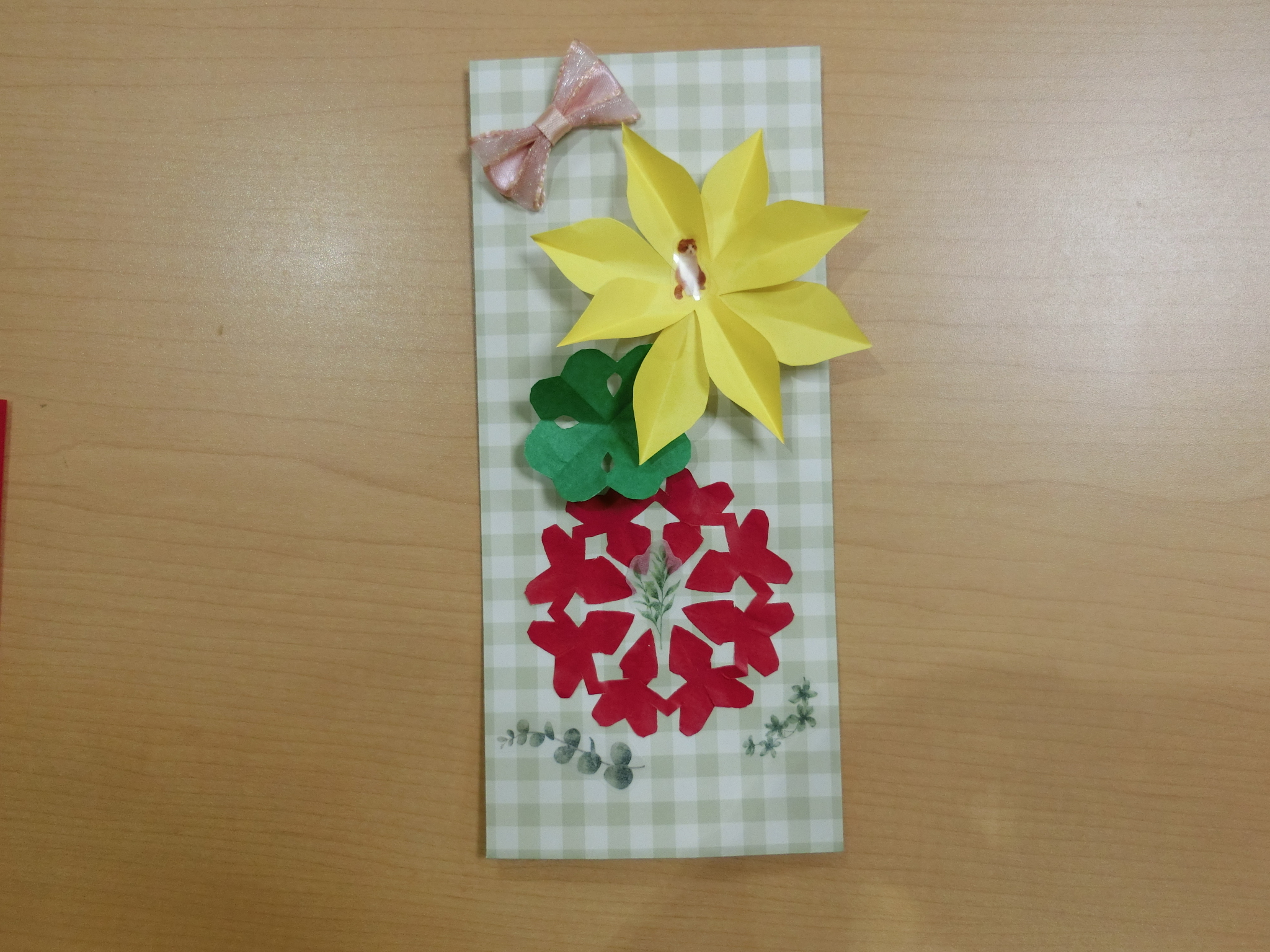 千歳飴の袋作り-4　ニチイホーム星ヶ丘