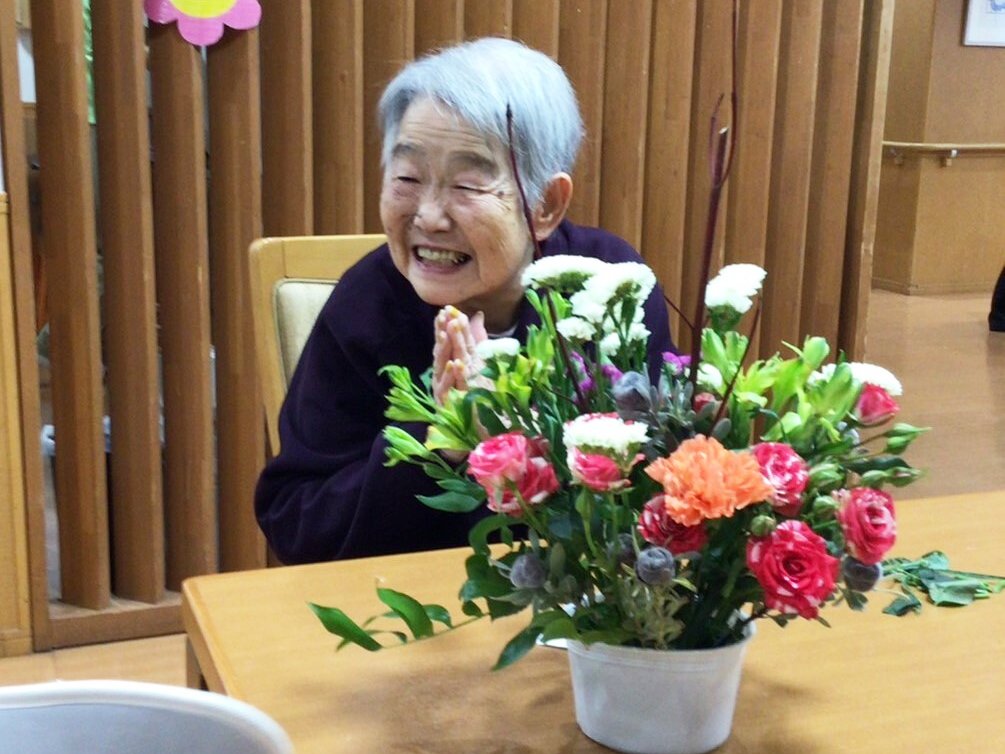 フラワーアレンジメント-3　ニチイホーム板橋徳丸