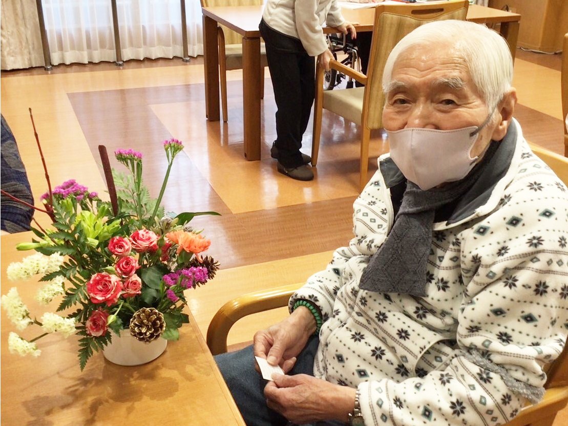 フラワーアレンジメント-5　ニチイホーム板橋徳丸