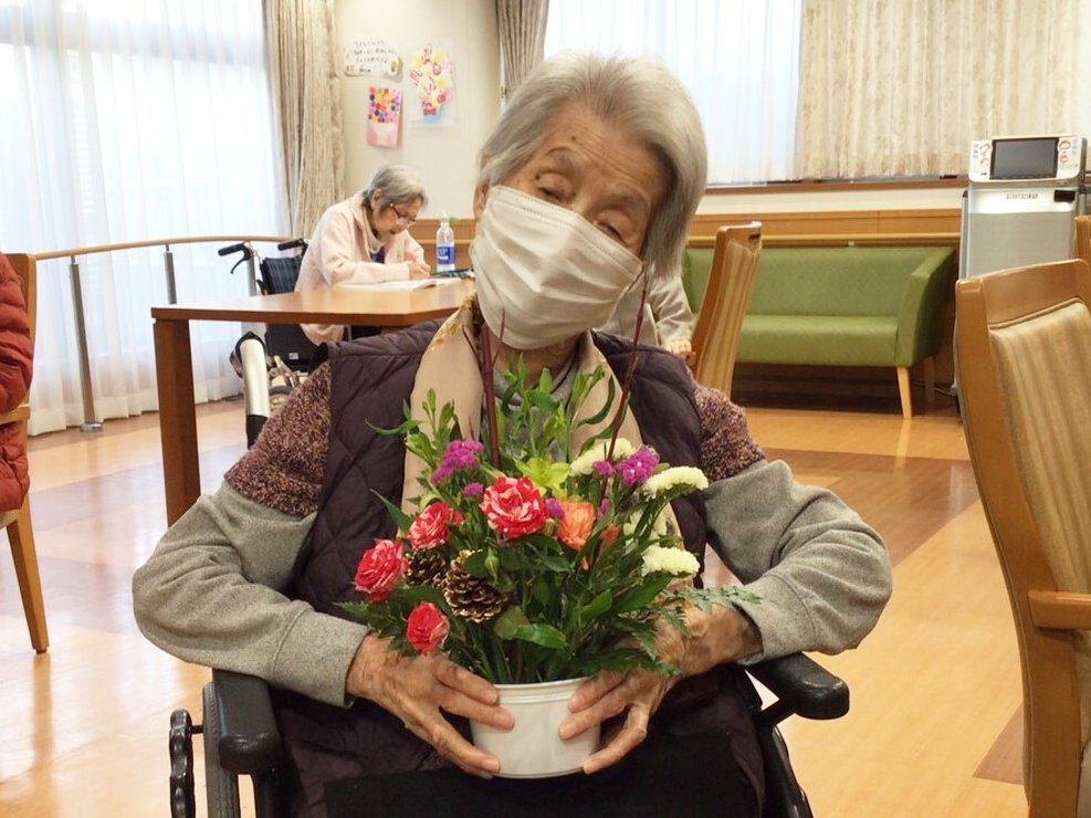 フラワーアレンジメント-6　ニチイホーム板橋徳丸