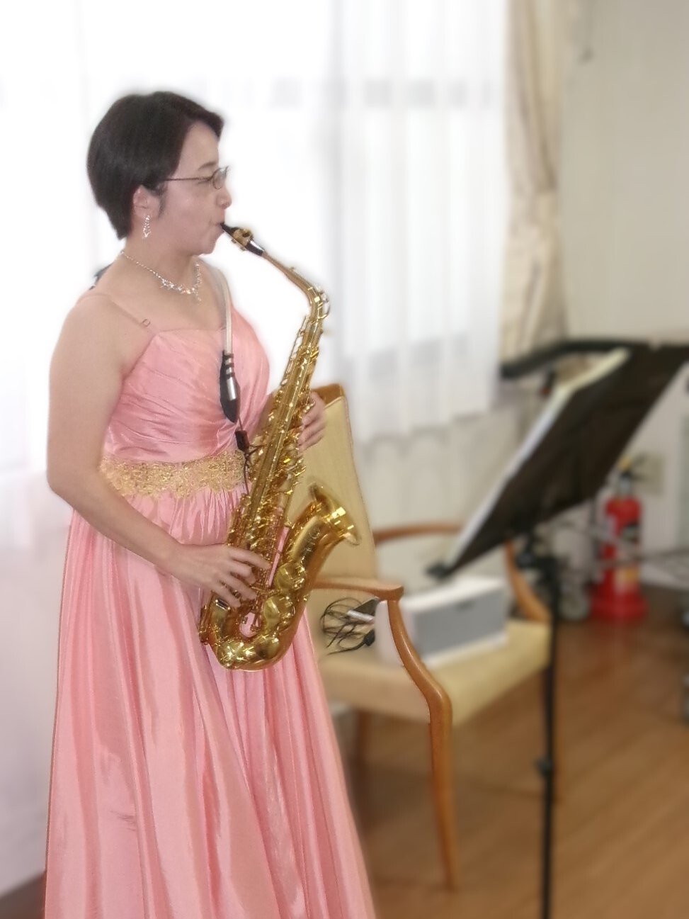 サックス演奏会-2　ニチイホーム上星川