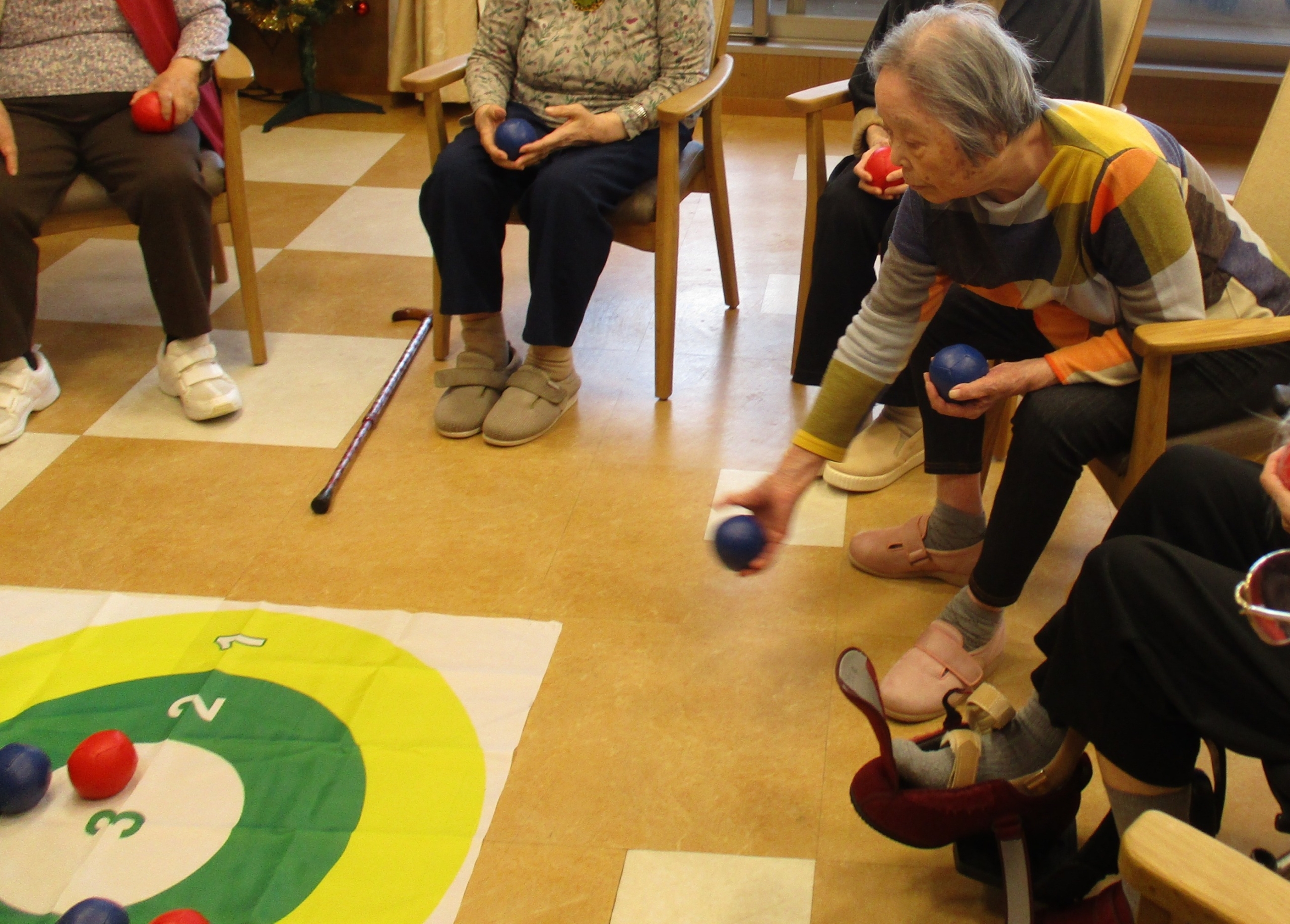 ボッチャ-1　ニチイホーム柏の葉