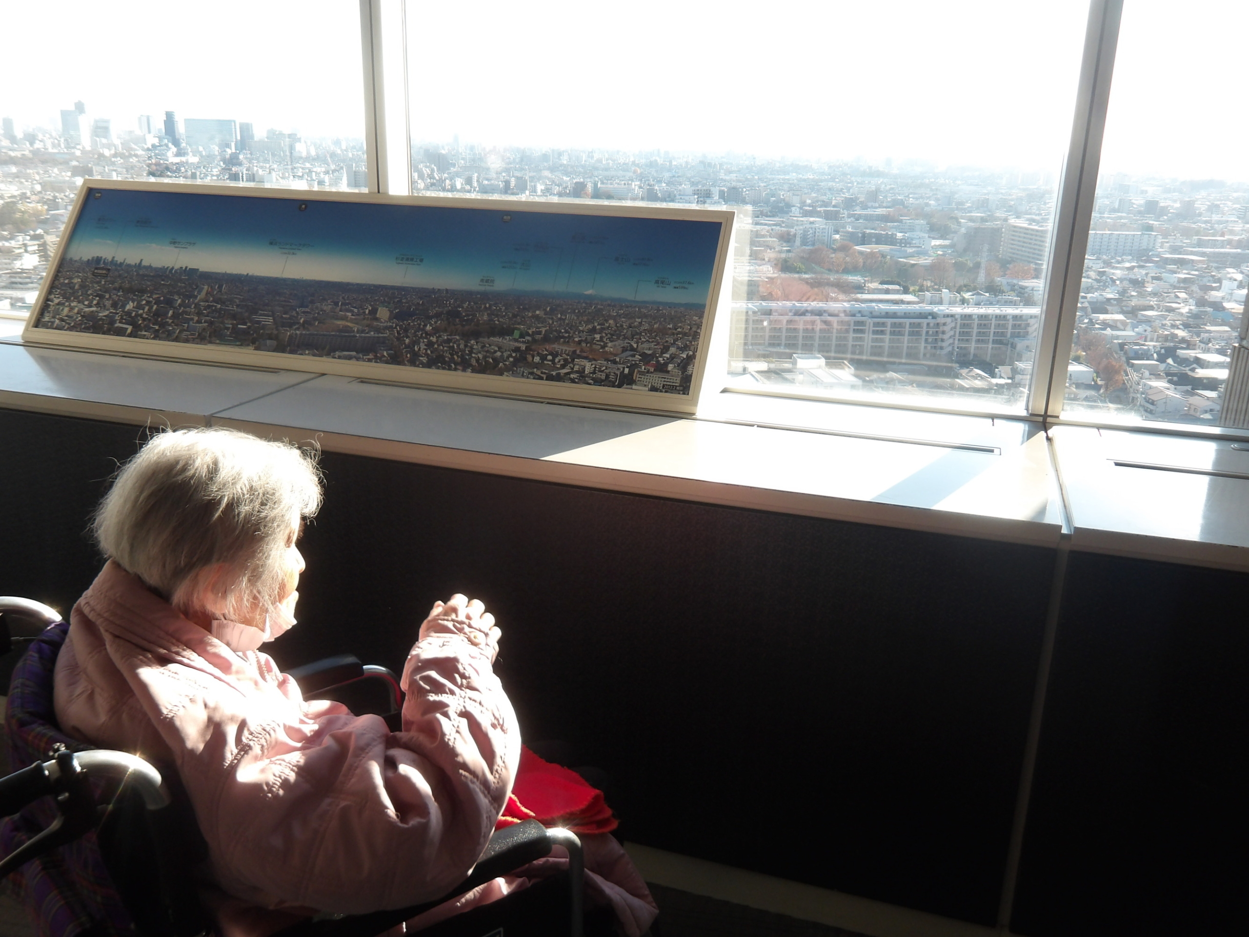 練馬区役所展望台へお出かけ-2　ニチイホーム練馬高野台