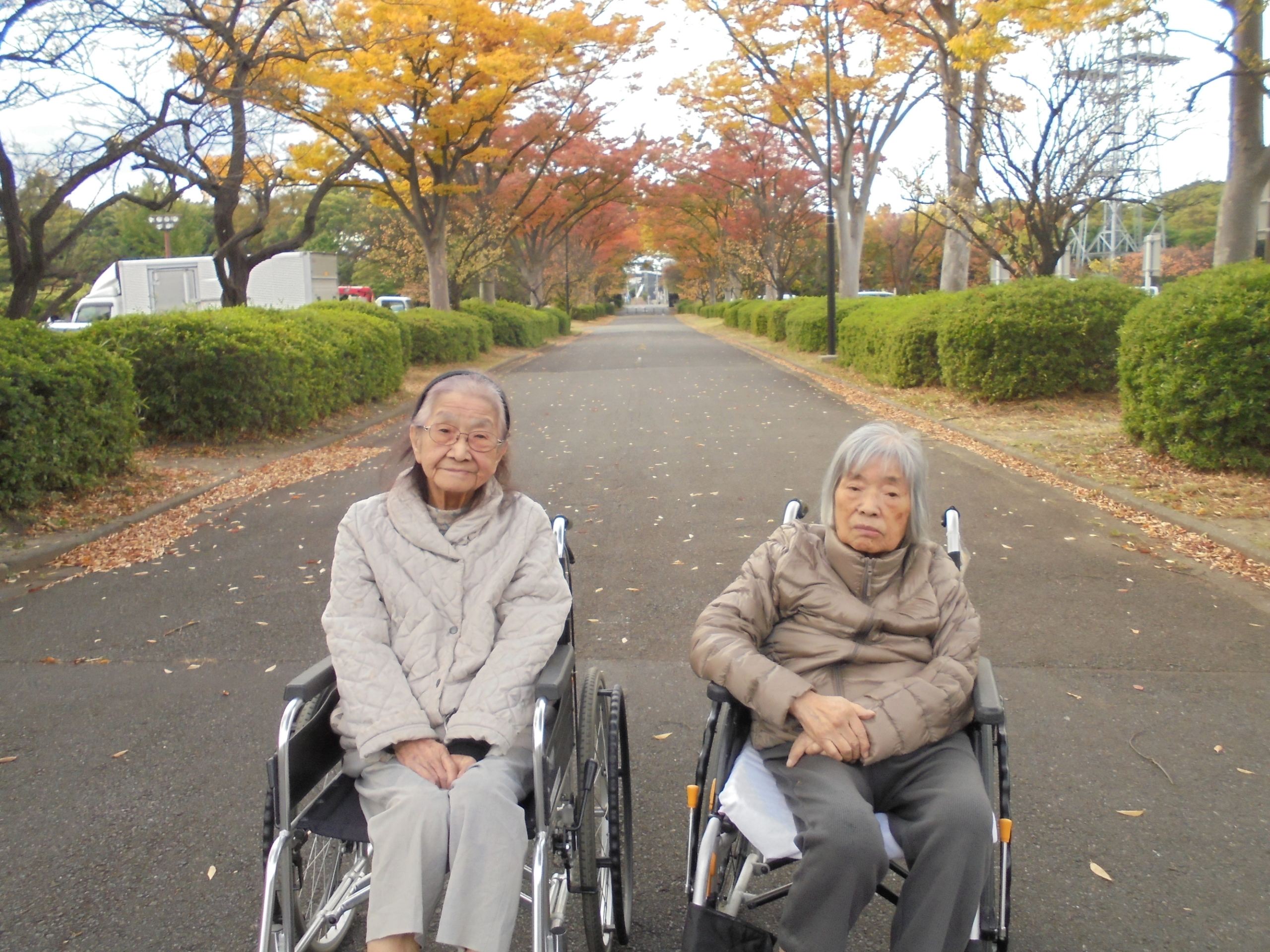 秋の外出-1 ニチイホームさいたま新都心