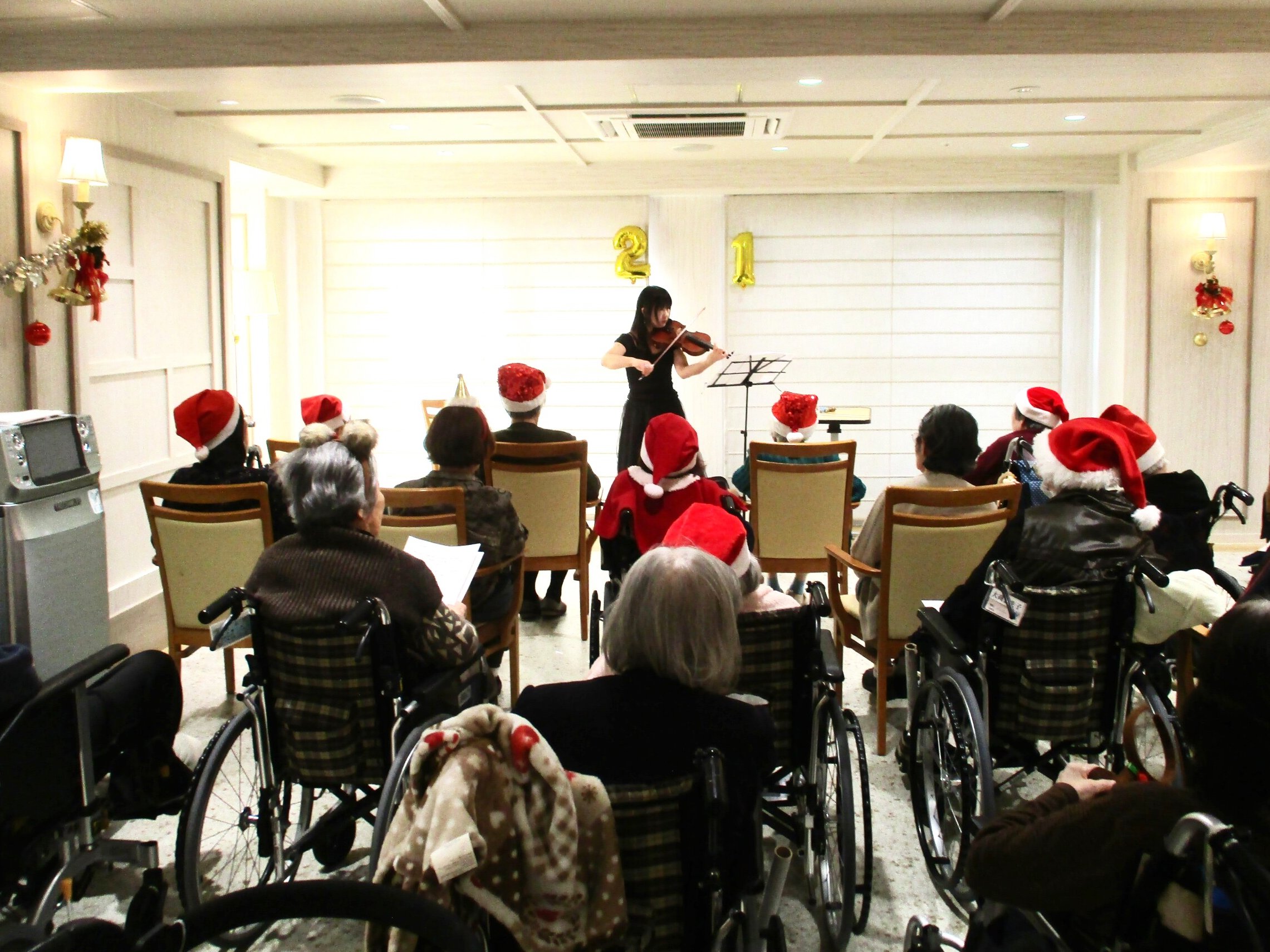 クリスマス会②-2　ニチイホーム杉並堀ノ内