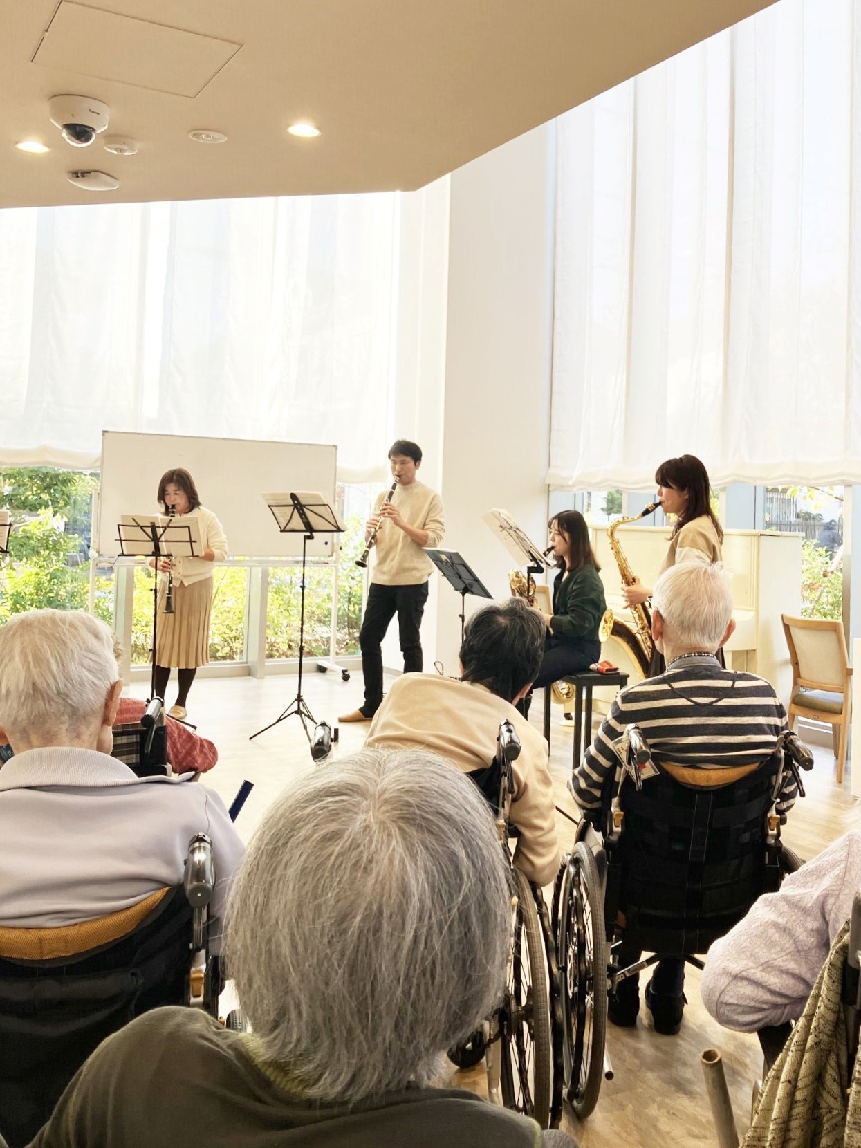 管楽器アンサンブルコンサート-3　ニチイホーム杉並松庵