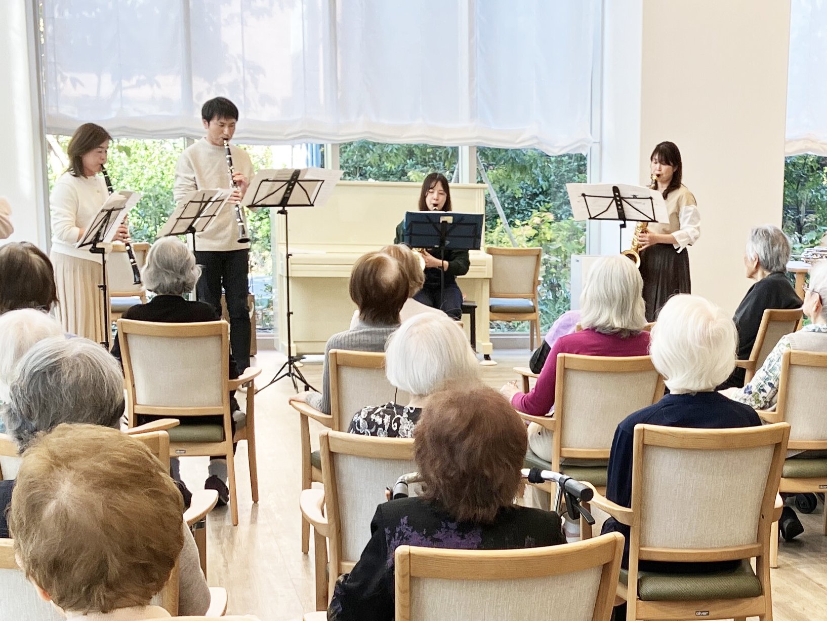 管楽器アンサンブルコンサート-4　ニチイホーム杉並松庵